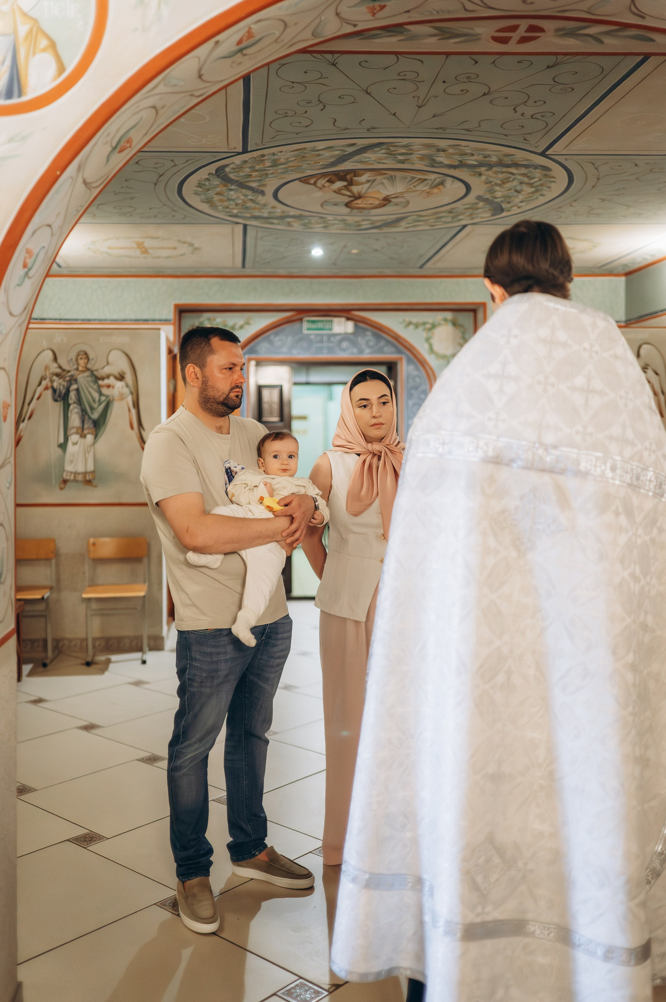 Крещение Марка (Храм Софии Слуцкой). Семейный фотограф в Минске Дарья Дреко