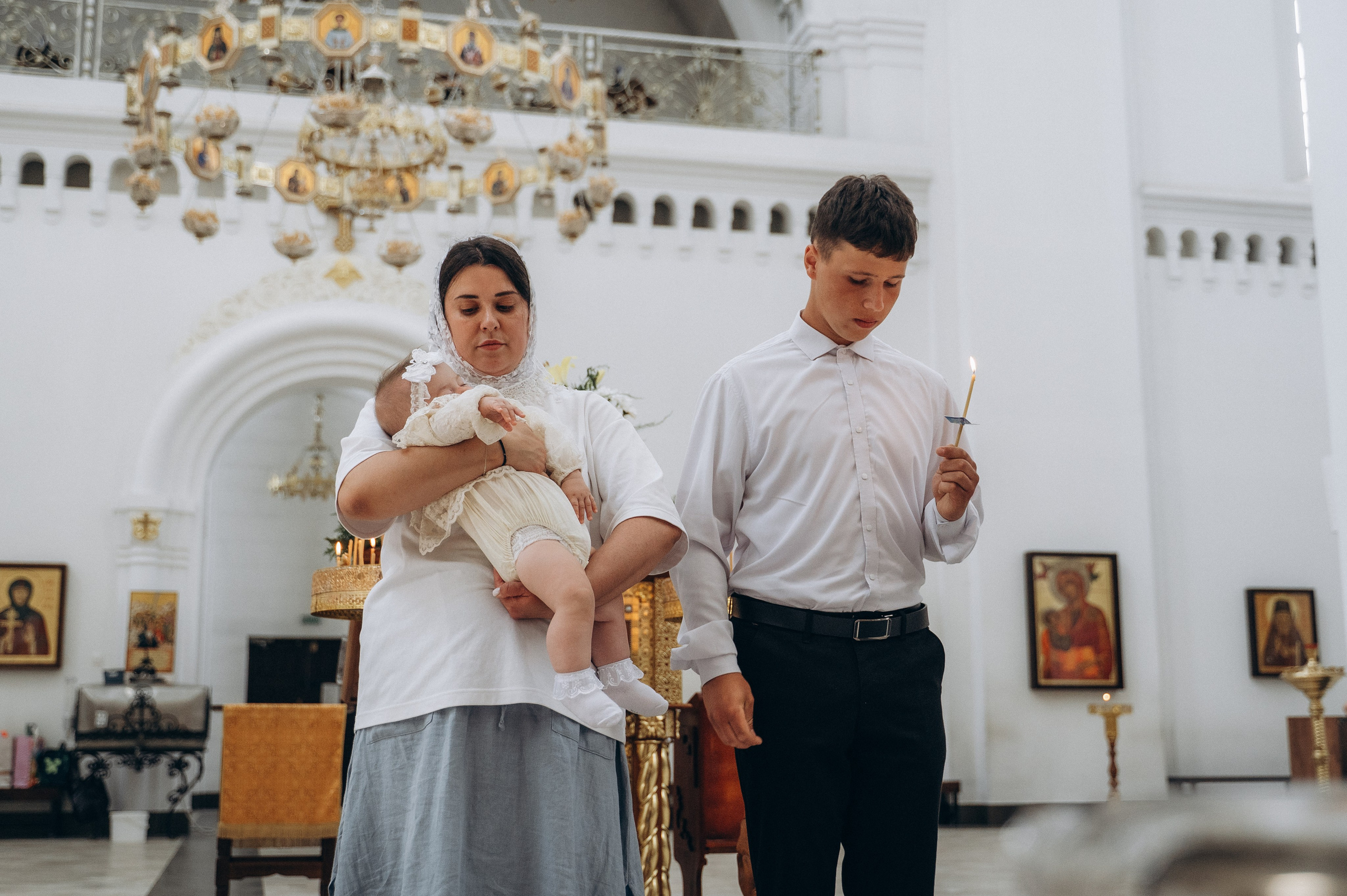 Крещение Верочки (Храм иконы Божией Матери «Всех скорбящих Радость). Семейный фотограф в Минске Дарья Дреко
