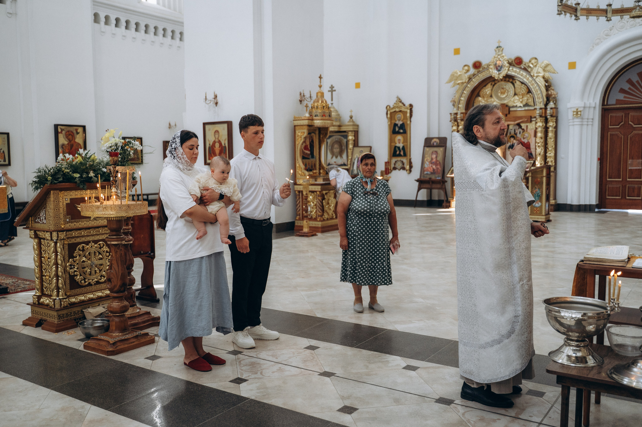 Крещение Верочки (Храм иконы Божией Матери «Всех скорбящих Радость). Семейный фотограф в Минске Дарья Дреко