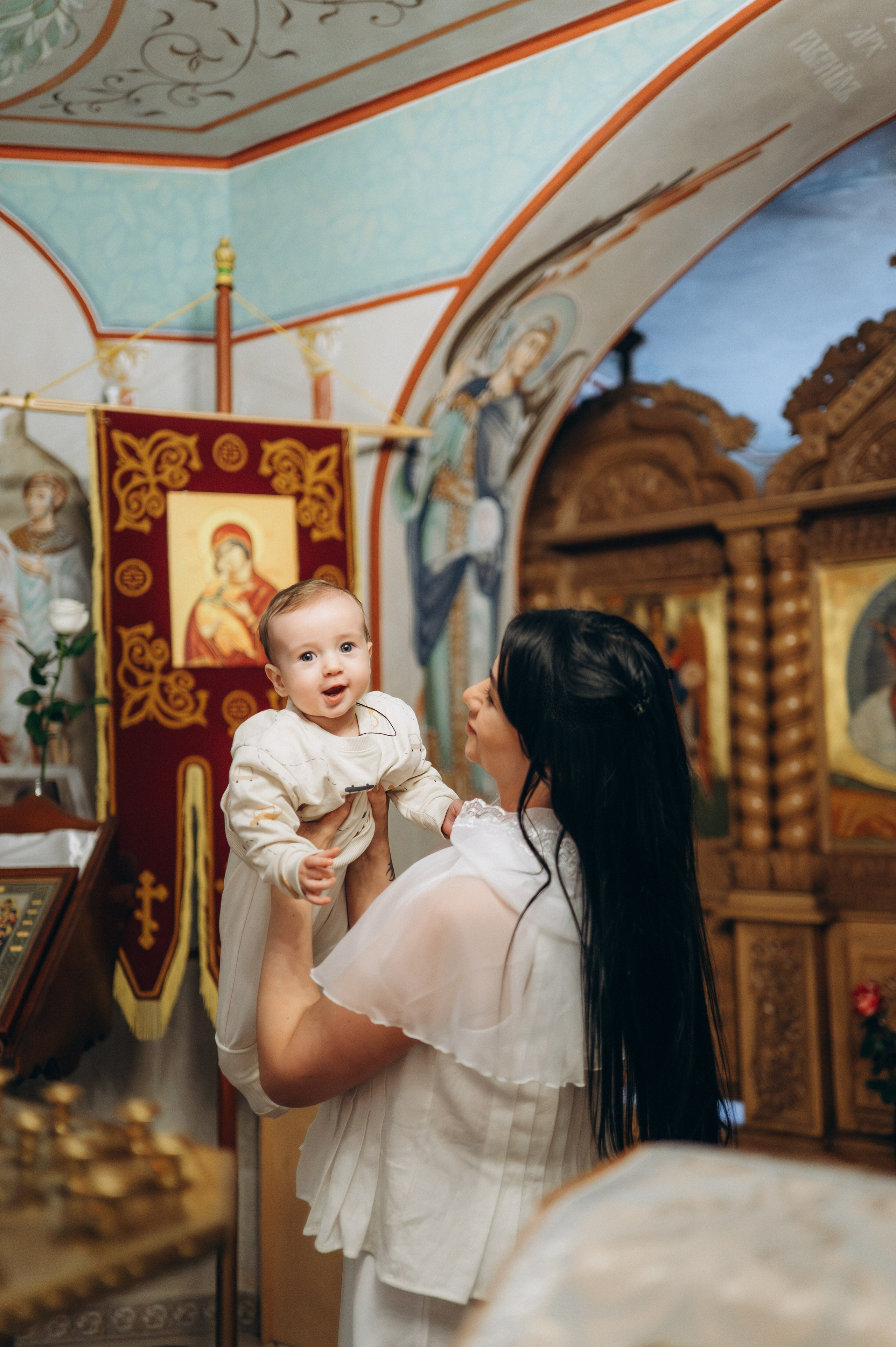 Крещение Марка (Храм Софии Слуцкой). Семейный фотограф в Минске Дарья Дреко
