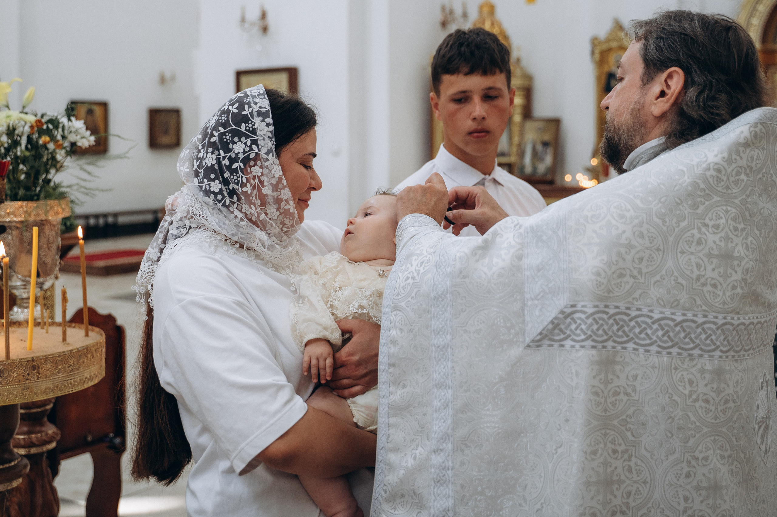 Крещение Верочки (Храм иконы Божией Матери «Всех скорбящих Радость). Семейный фотограф в Минске Дарья Дреко