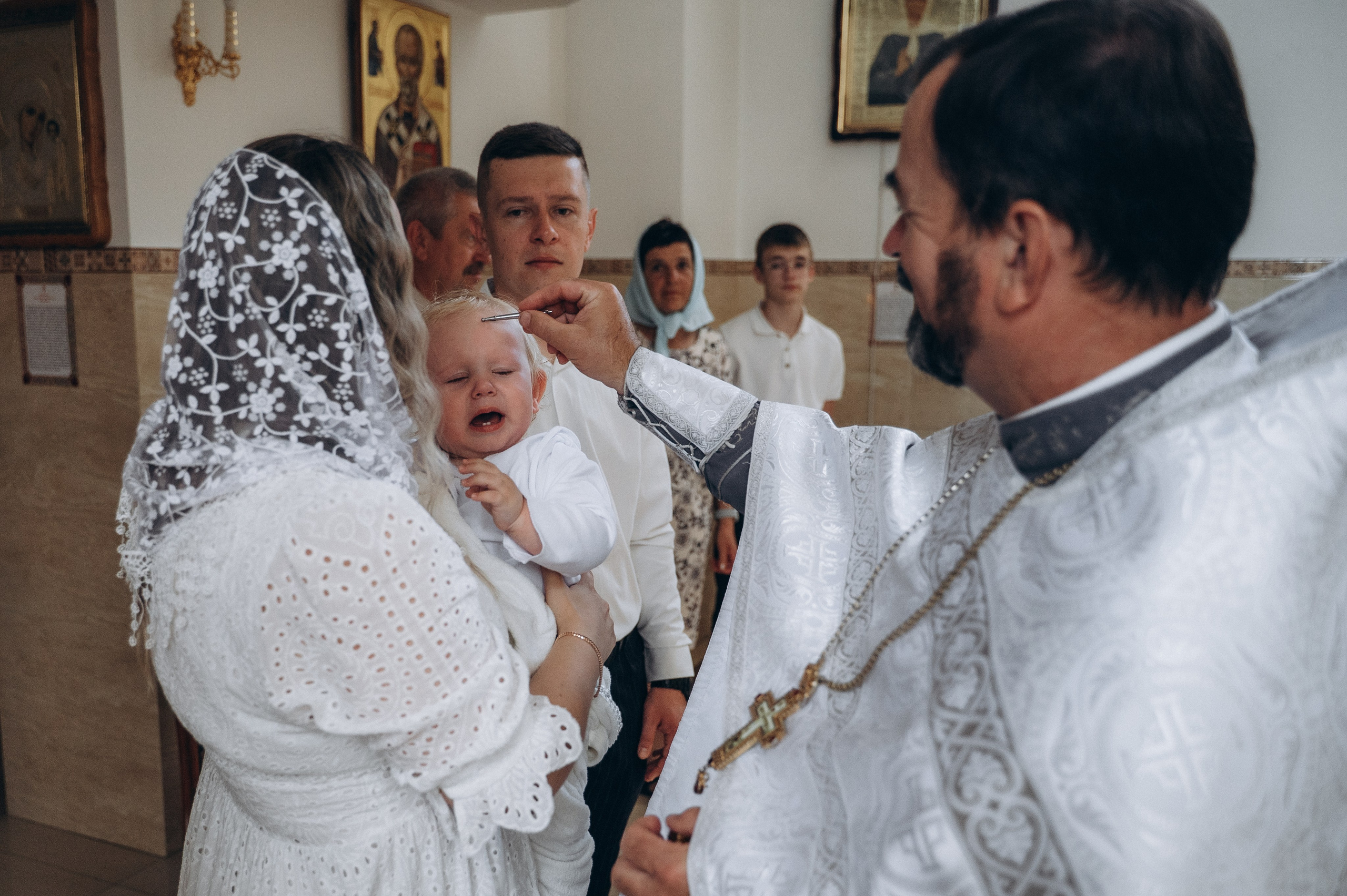 Крещение Станислава (Храм Луки Крымского). Семейный фотограф в Минске Дарья Дреко