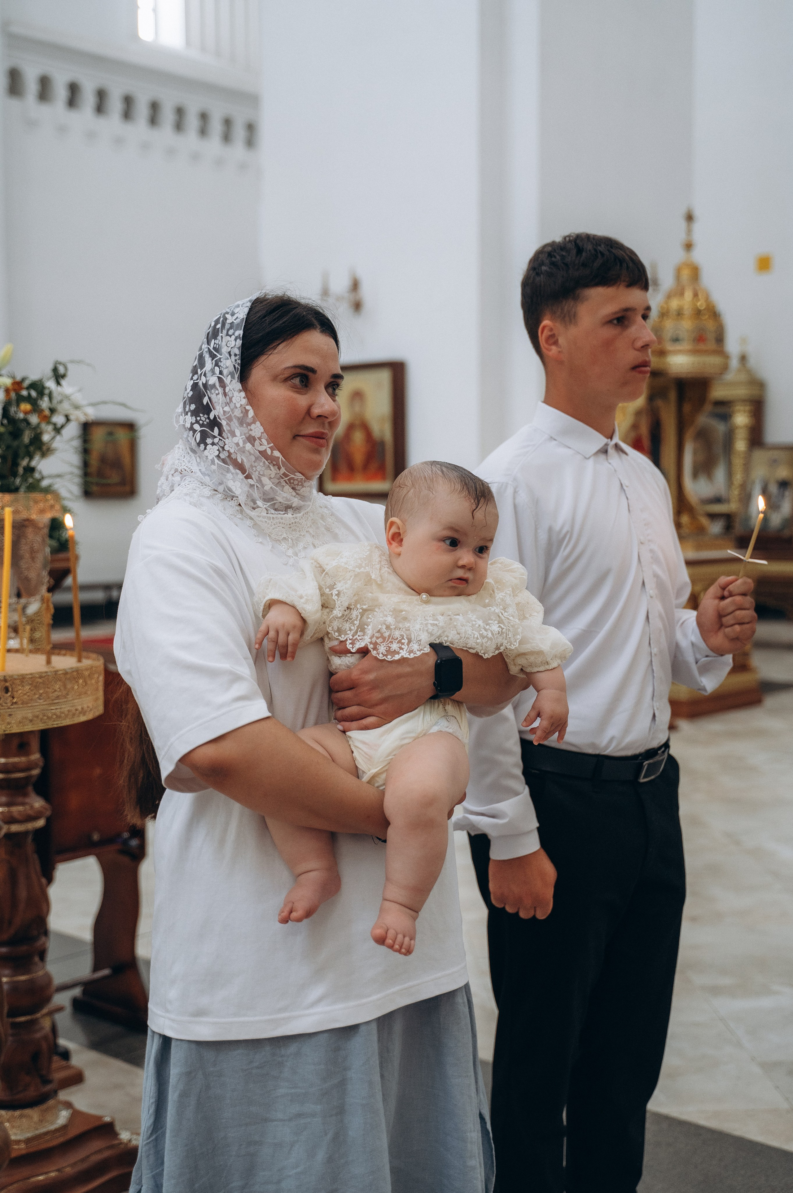 Крещение Верочки (Храм иконы Божией Матери «Всех скорбящих Радость). Семейный фотограф в Минске Дарья Дреко