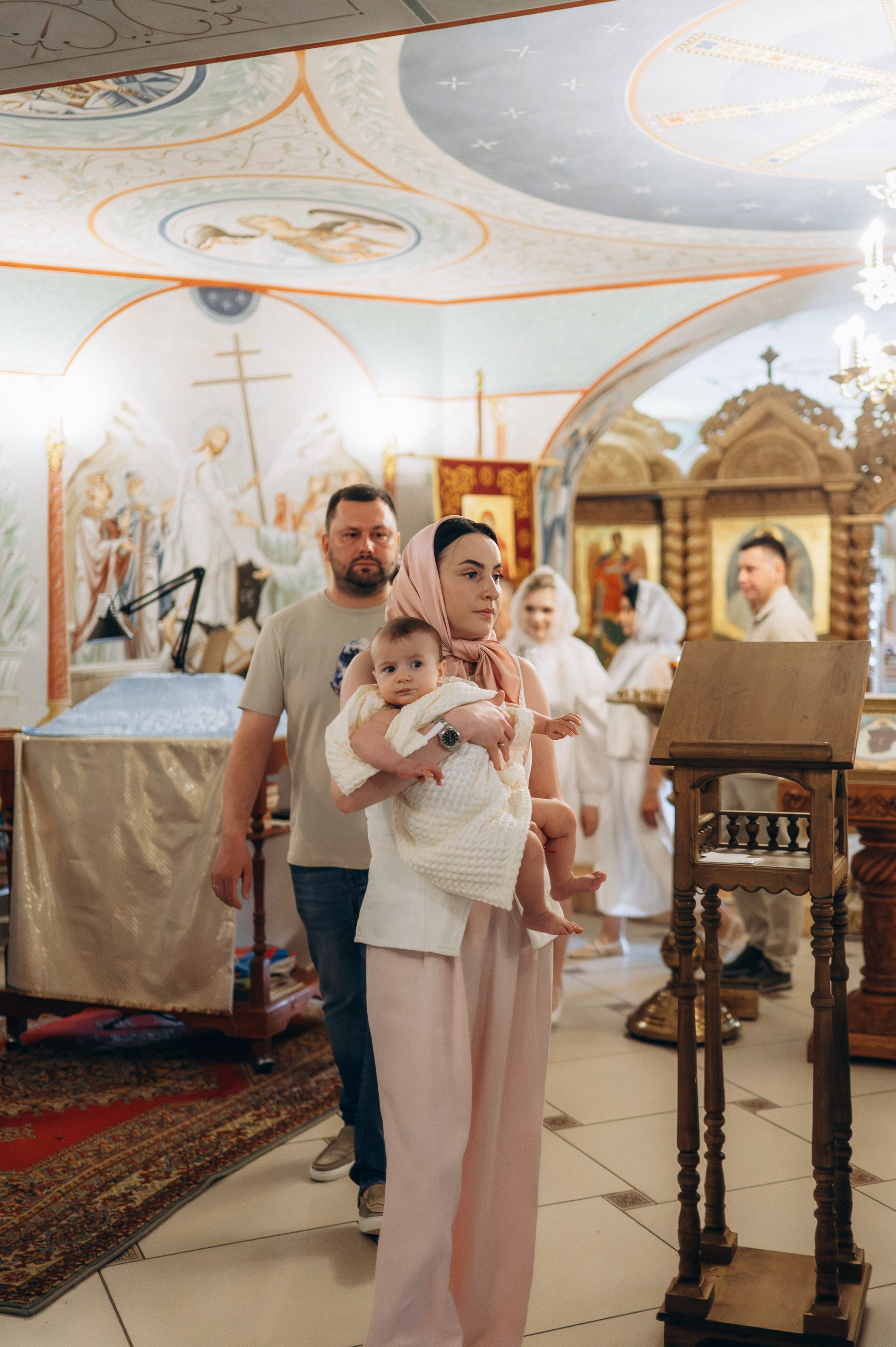 Крещение Марка (Храм Софии Слуцкой). Семейный фотограф в Минске Дарья Дреко