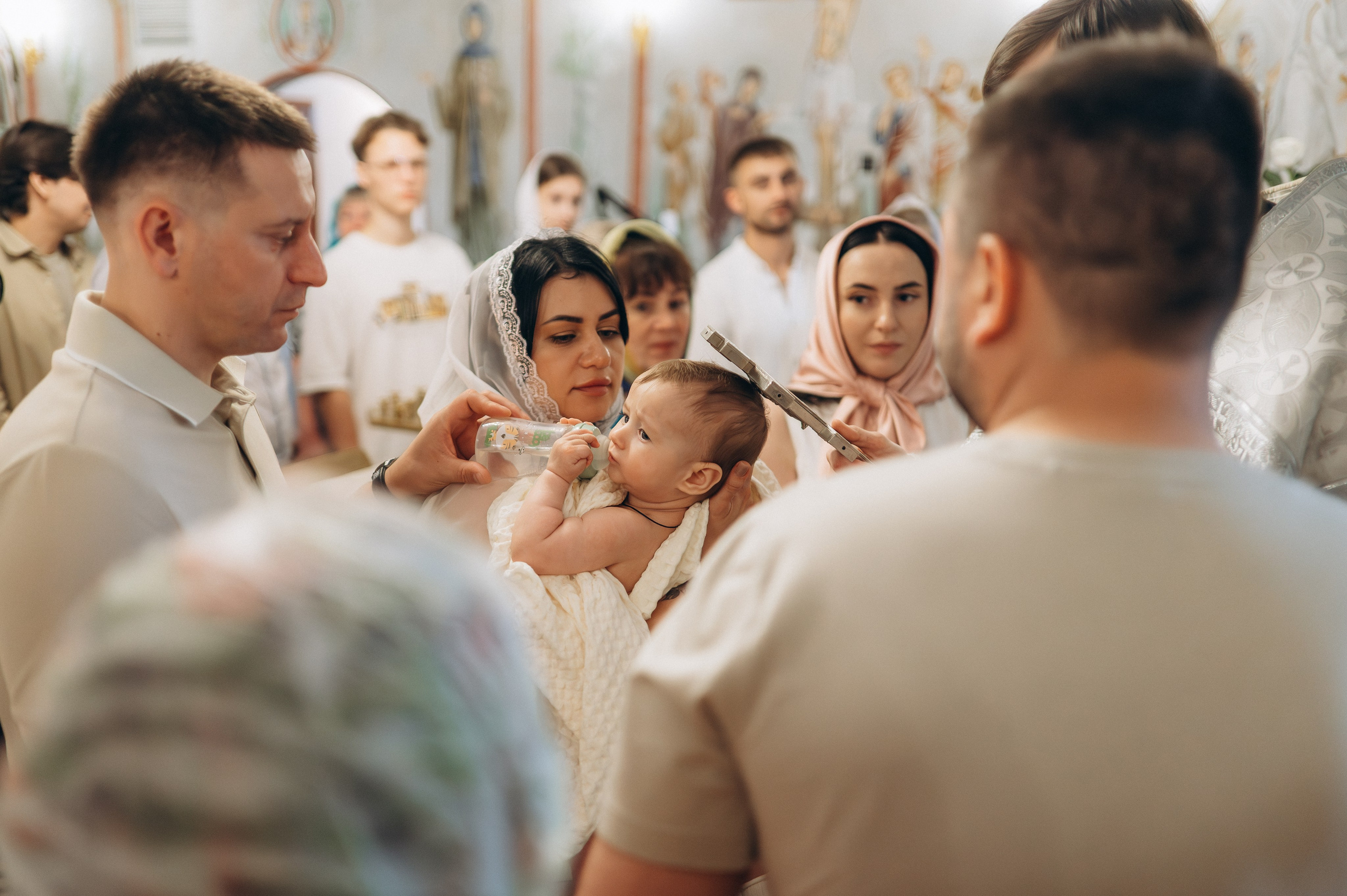Крещение Марка (Храм Софии Слуцкой). Семейный фотограф в Минске Дарья Дреко