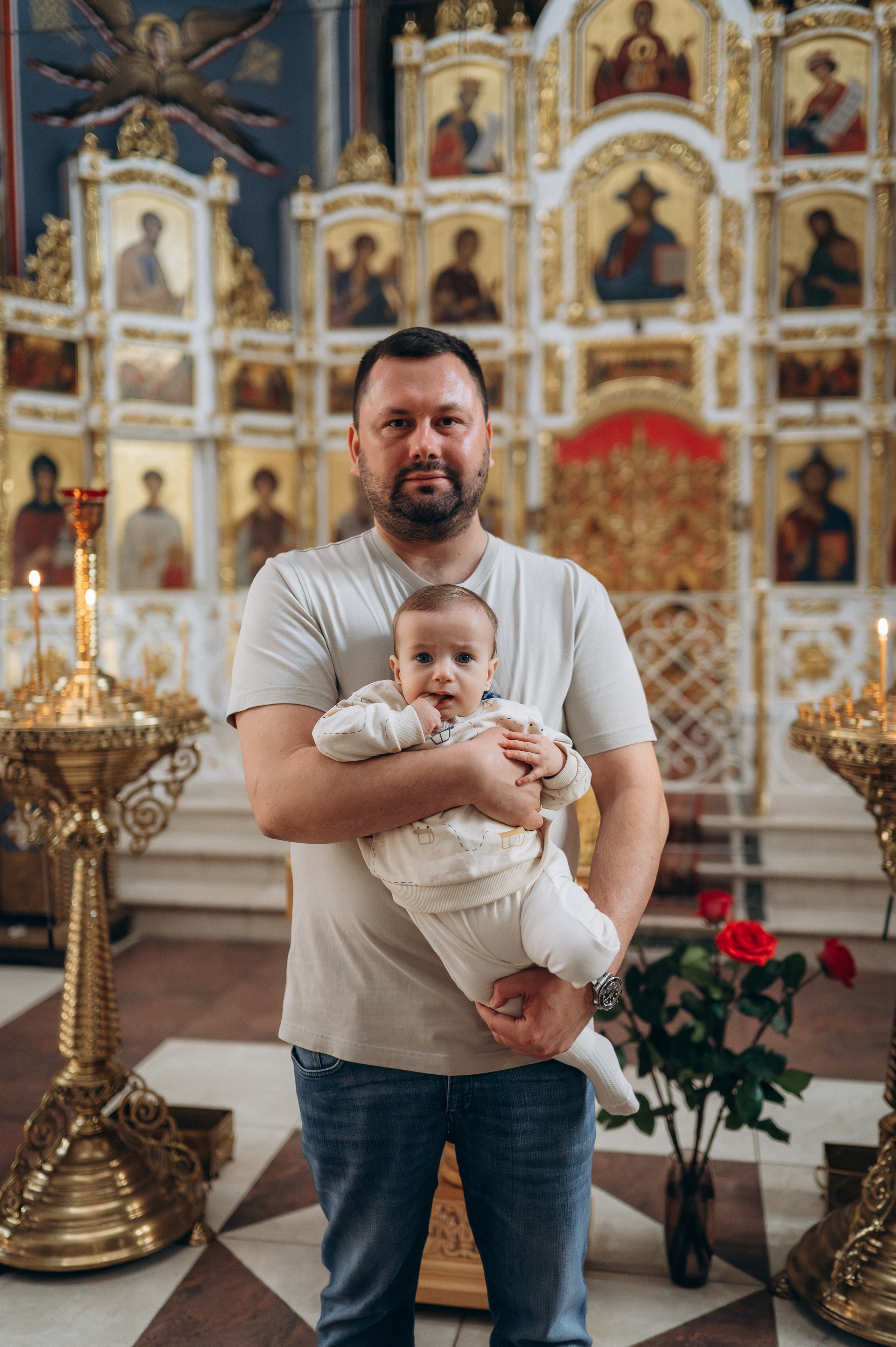 Крещение Марка (Храм Софии Слуцкой). Семейный фотограф в Минске Дарья Дреко