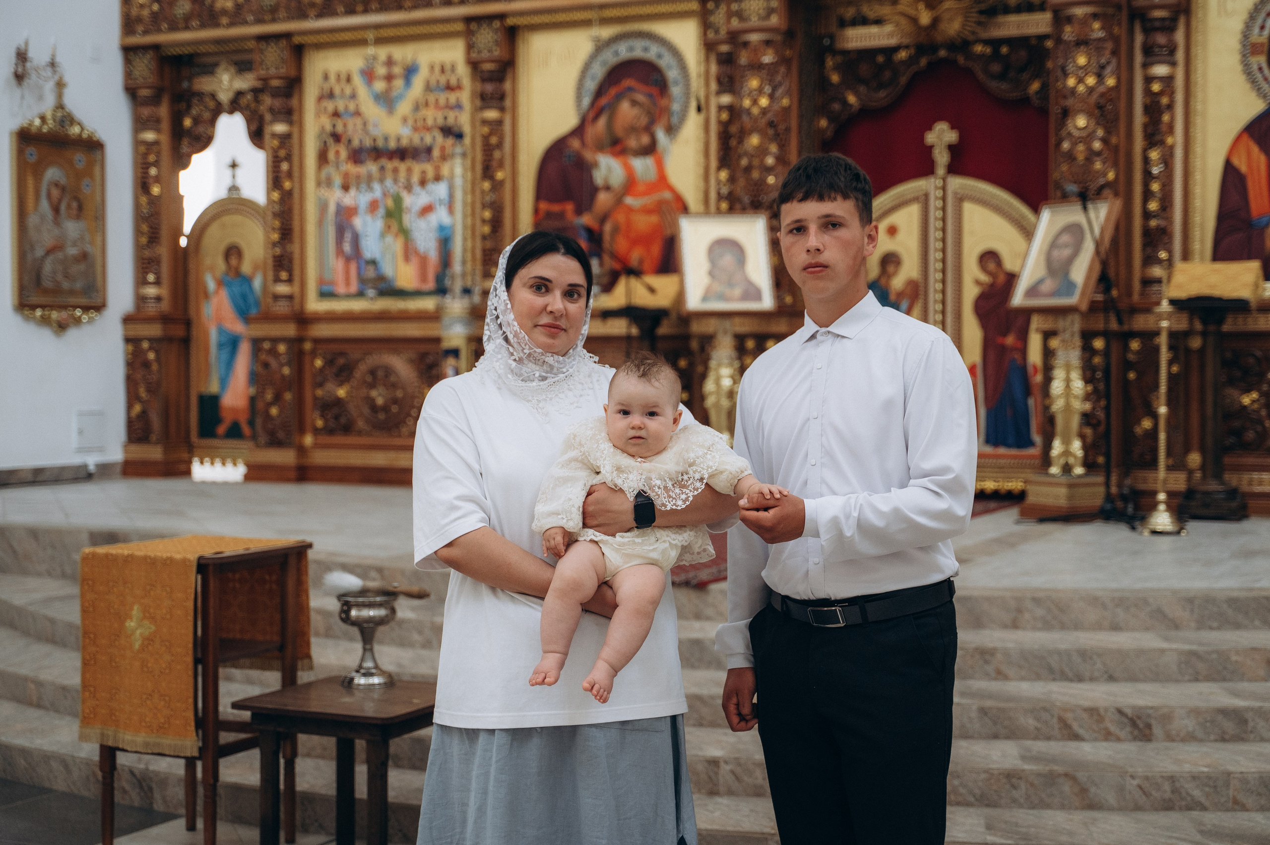 Крещение Верочки (Храм иконы Божией Матери «Всех скорбящих Радость). Семейный фотограф в Минске Дарья Дреко