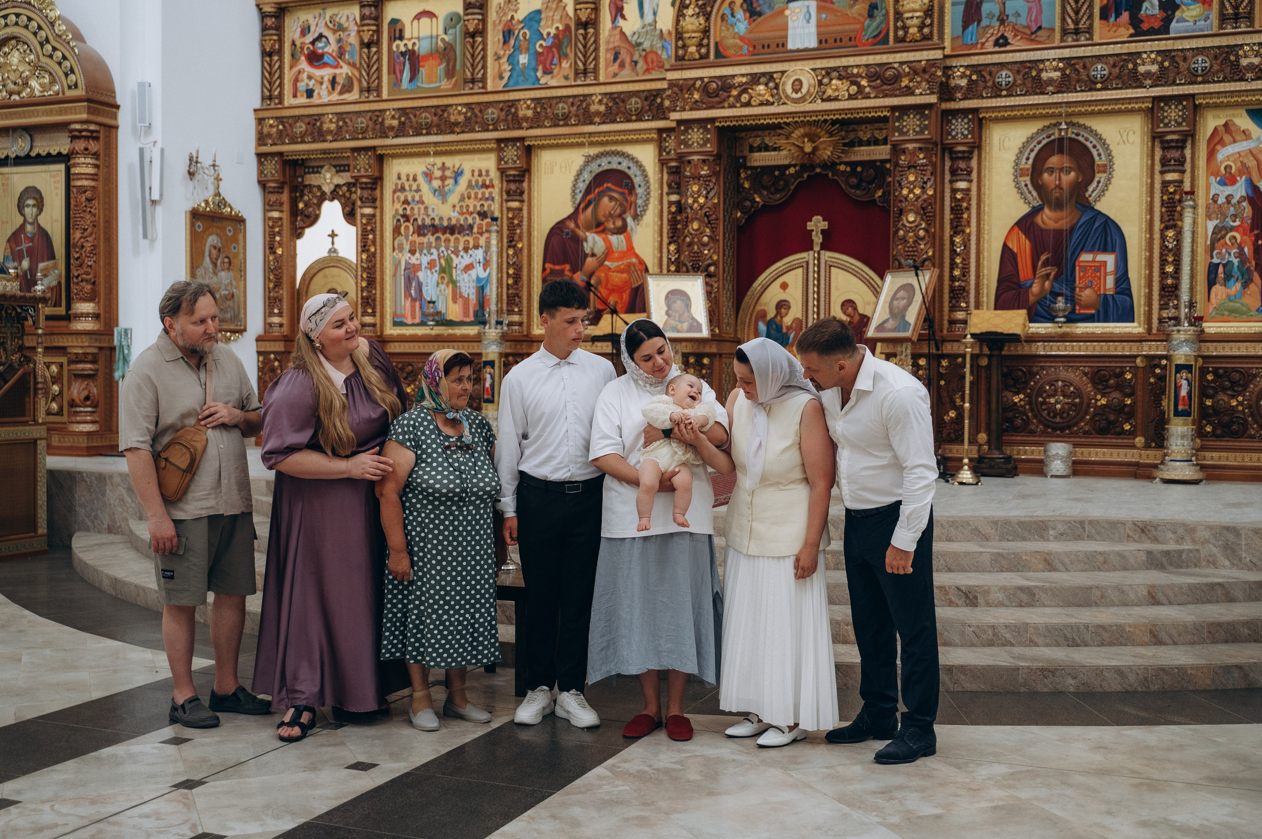 Крещение Верочки (Храм иконы Божией Матери «Всех скорбящих Радость). Семейный фотограф в Минске Дарья Дреко