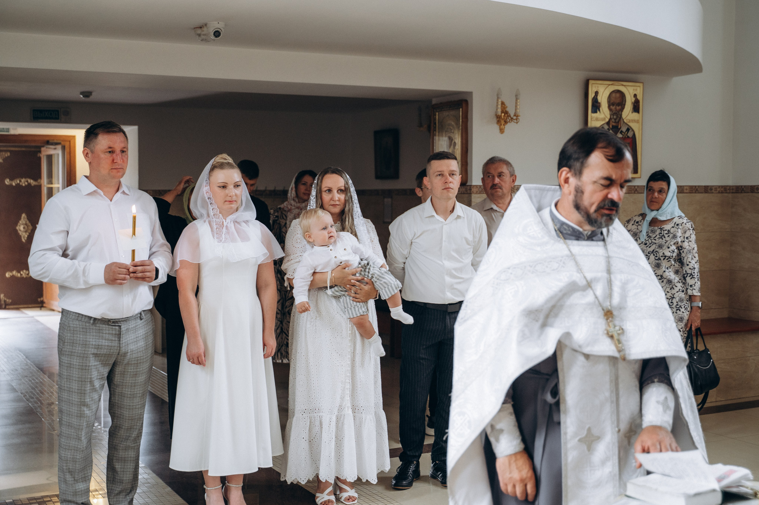 Крещение Станислава (Храм Луки Крымского). Семейный фотограф в Минске Дарья Дреко