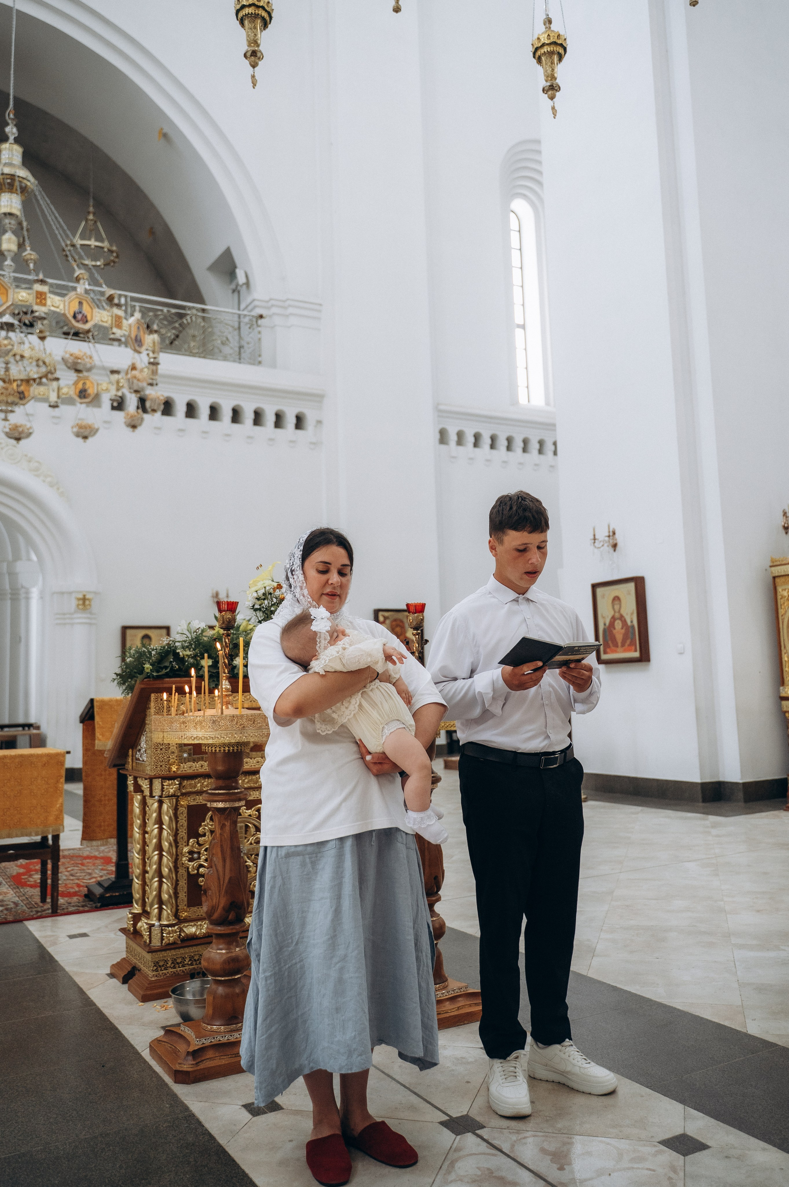 Крещение Верочки (Храм иконы Божией Матери «Всех скорбящих Радость). Семейный фотограф в Минске Дарья Дреко