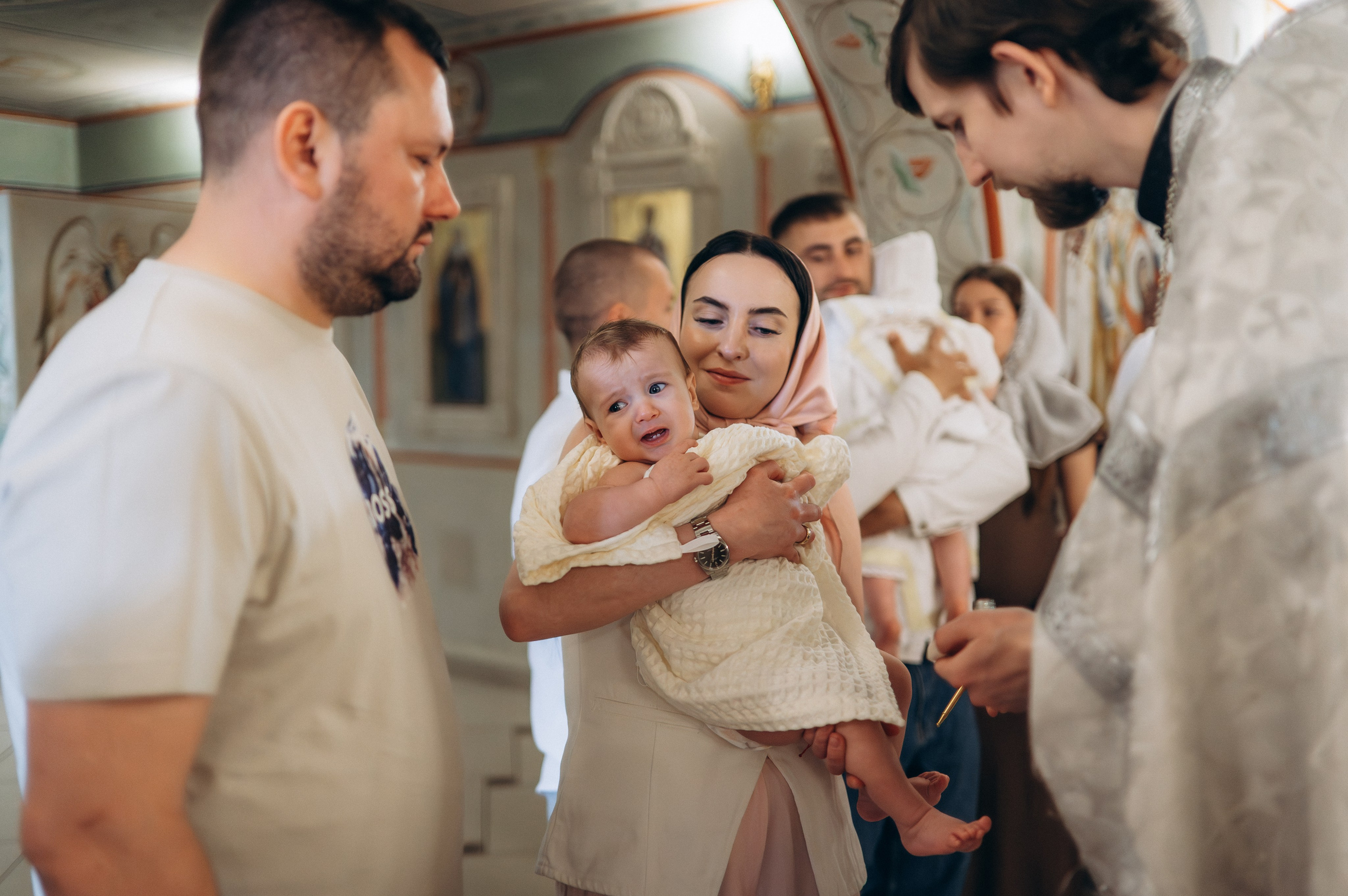 Крещение Марка (Храм Софии Слуцкой). Семейный фотограф в Минске Дарья Дреко