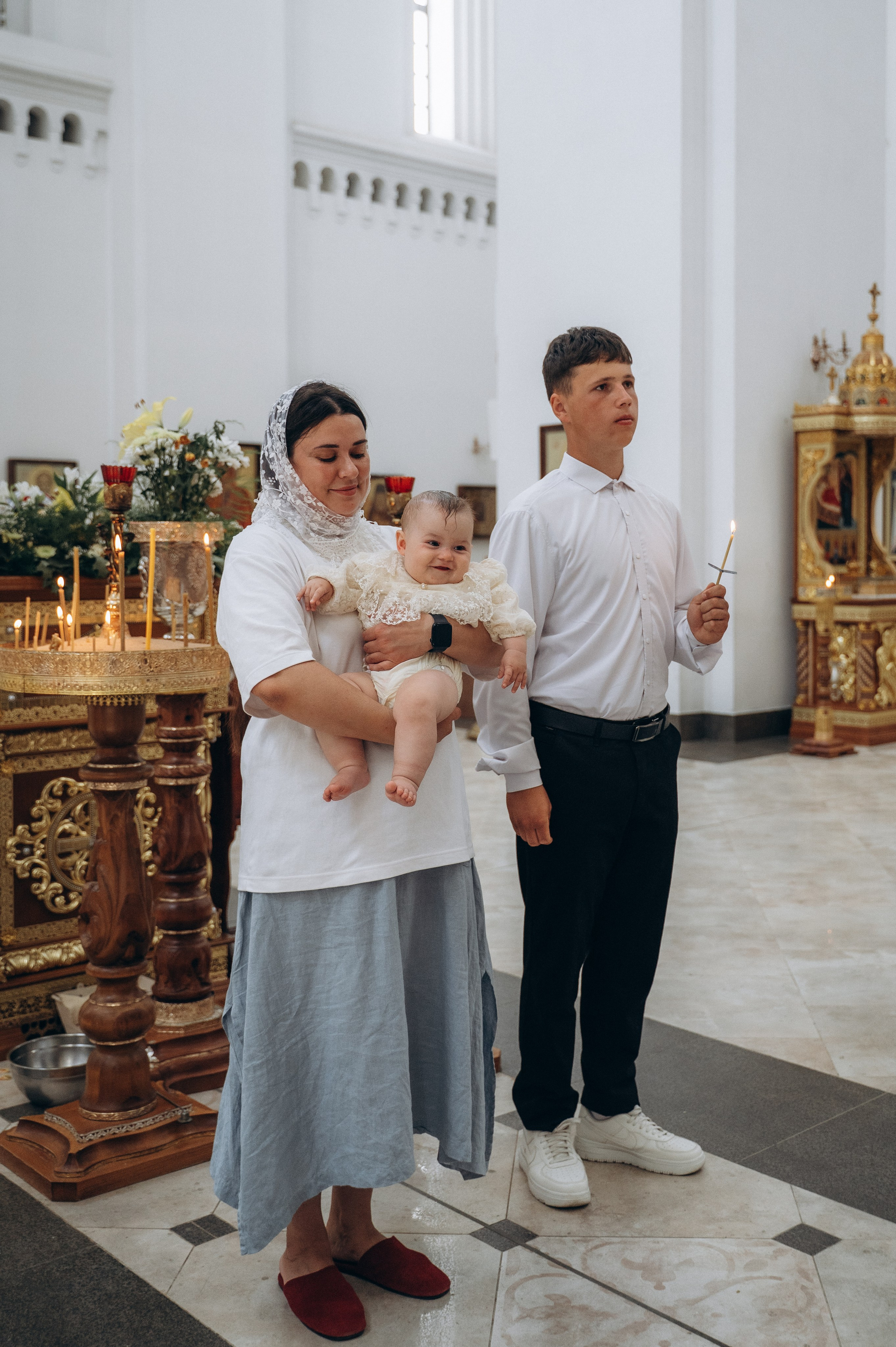 Крещение Верочки (Храм иконы Божией Матери «Всех скорбящих Радость). Семейный фотограф в Минске Дарья Дреко