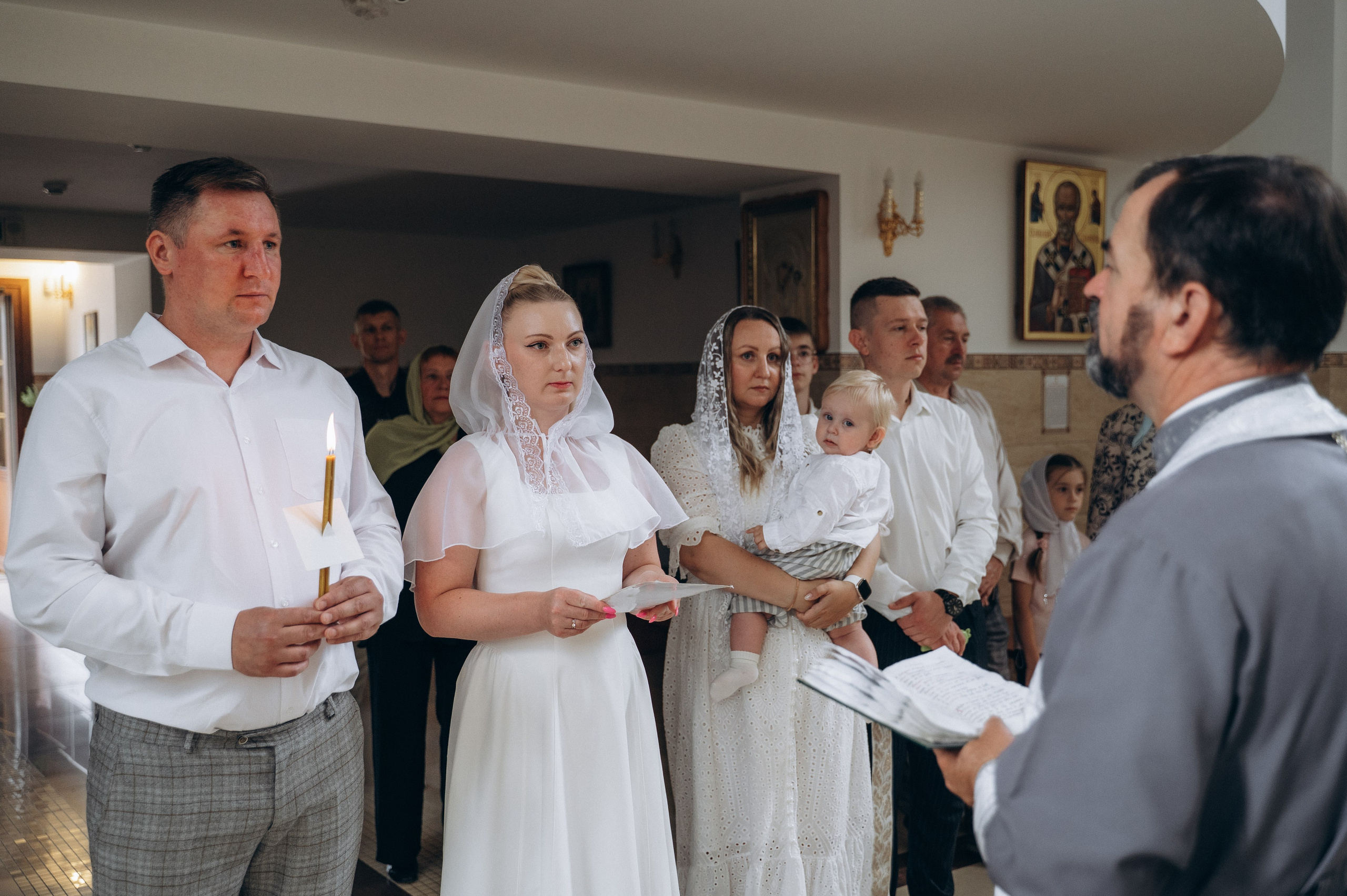 Крещение Станислава (Храм Луки Крымского). Семейный фотограф в Минске Дарья Дреко
