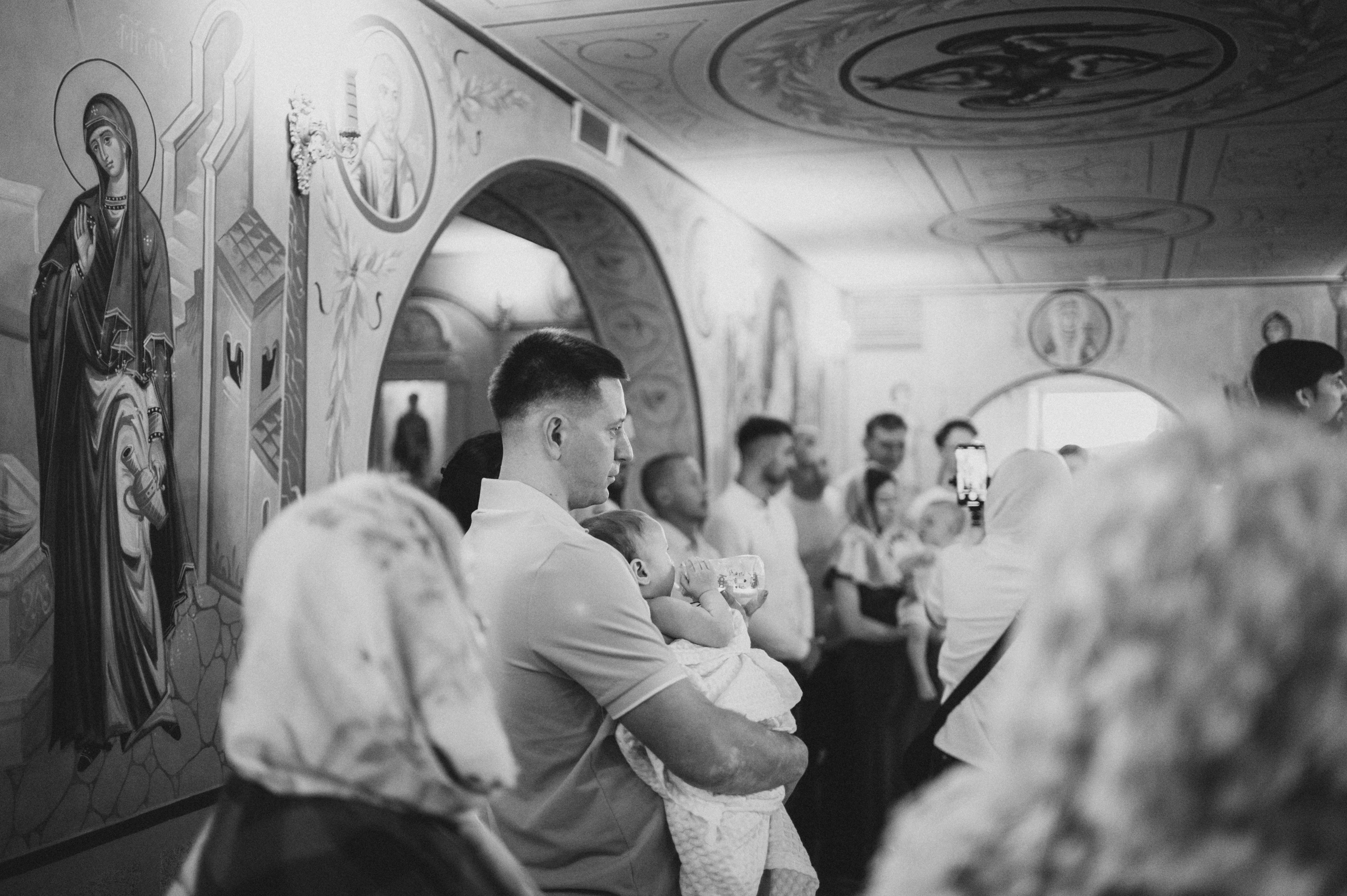 Крещение Марка (Храм Софии Слуцкой). Семейный фотограф в Минске Дарья Дреко