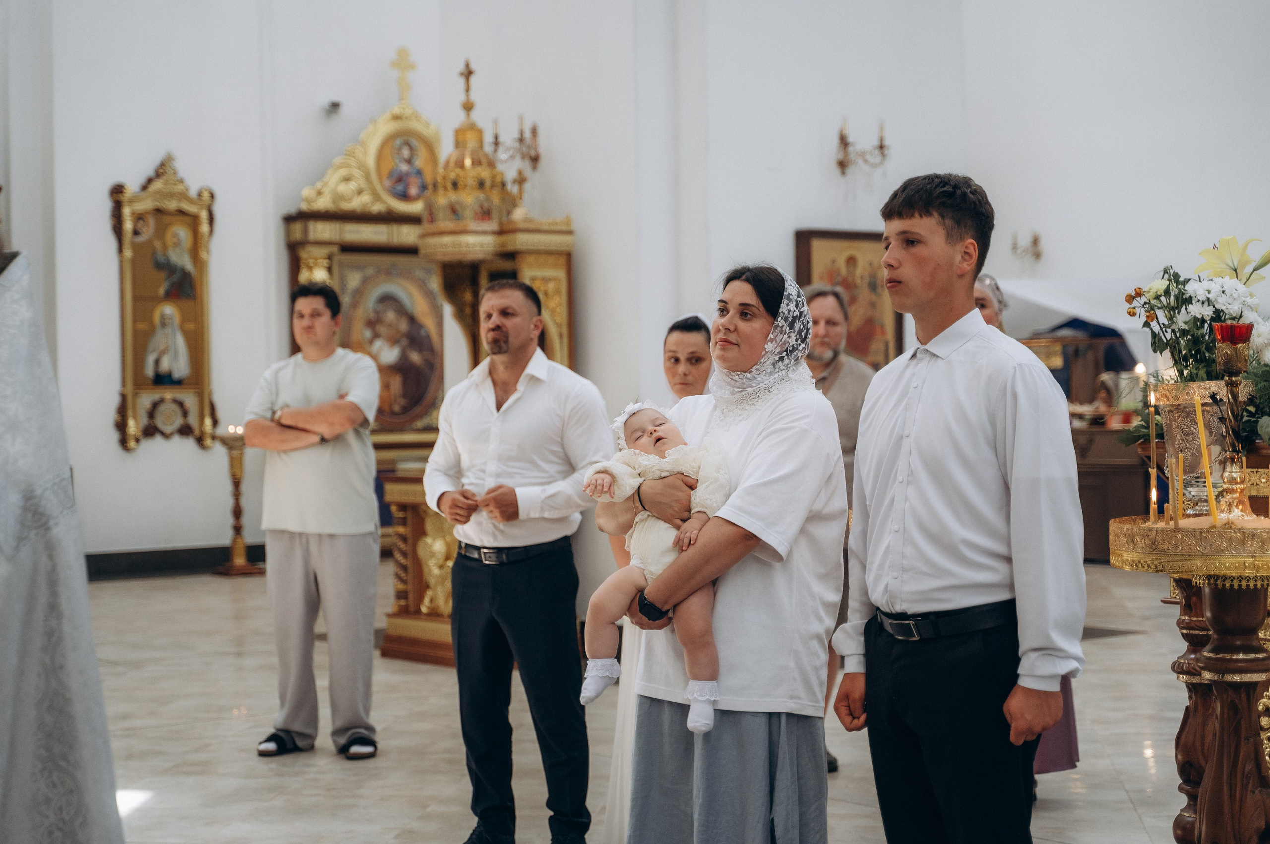 Крещение Верочки (Храм иконы Божией Матери «Всех скорбящих Радость). Семейный фотограф в Минске Дарья Дреко