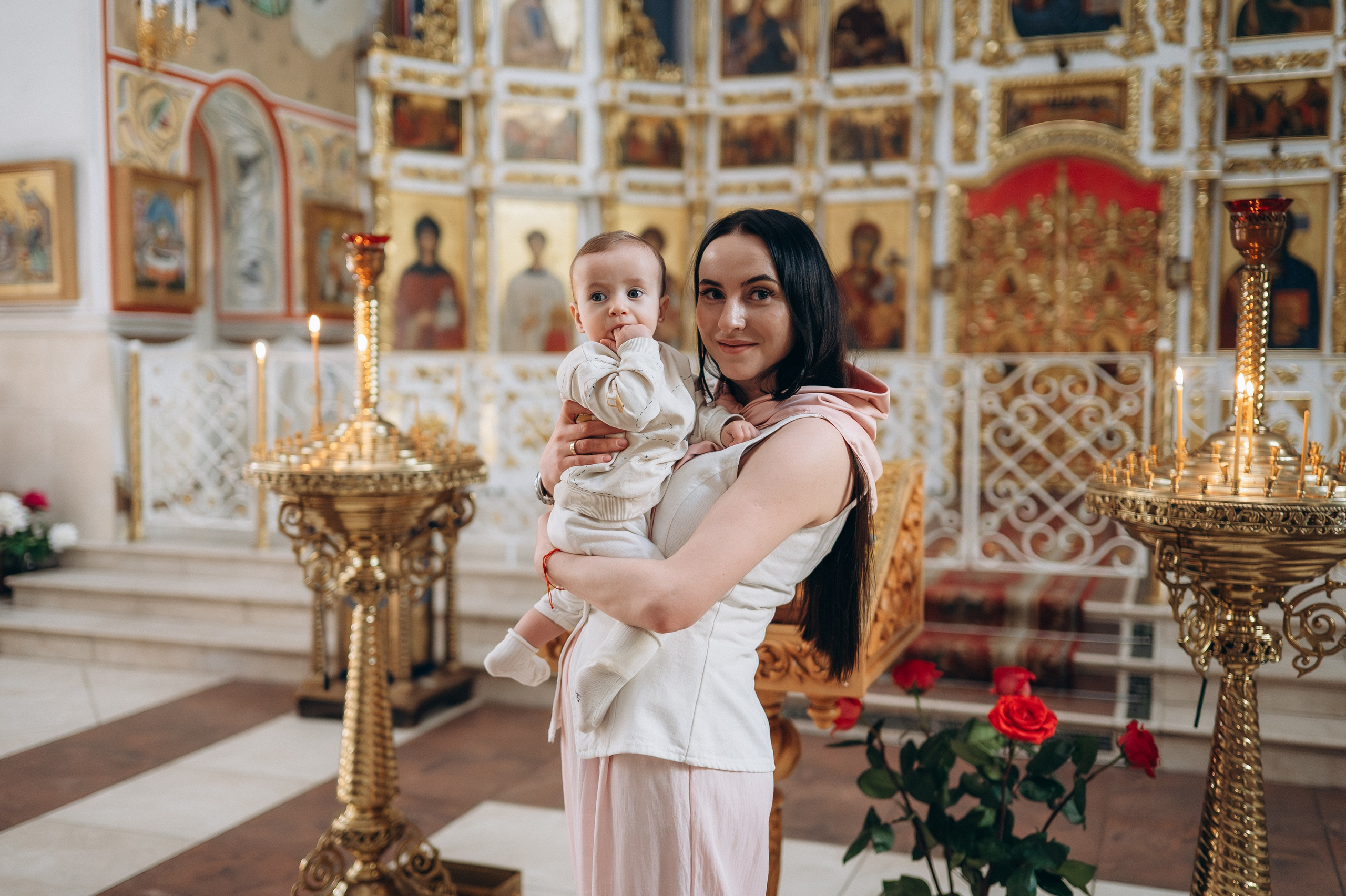 Крещение Марка (Храм Софии Слуцкой). Семейный фотограф в Минске Дарья Дреко