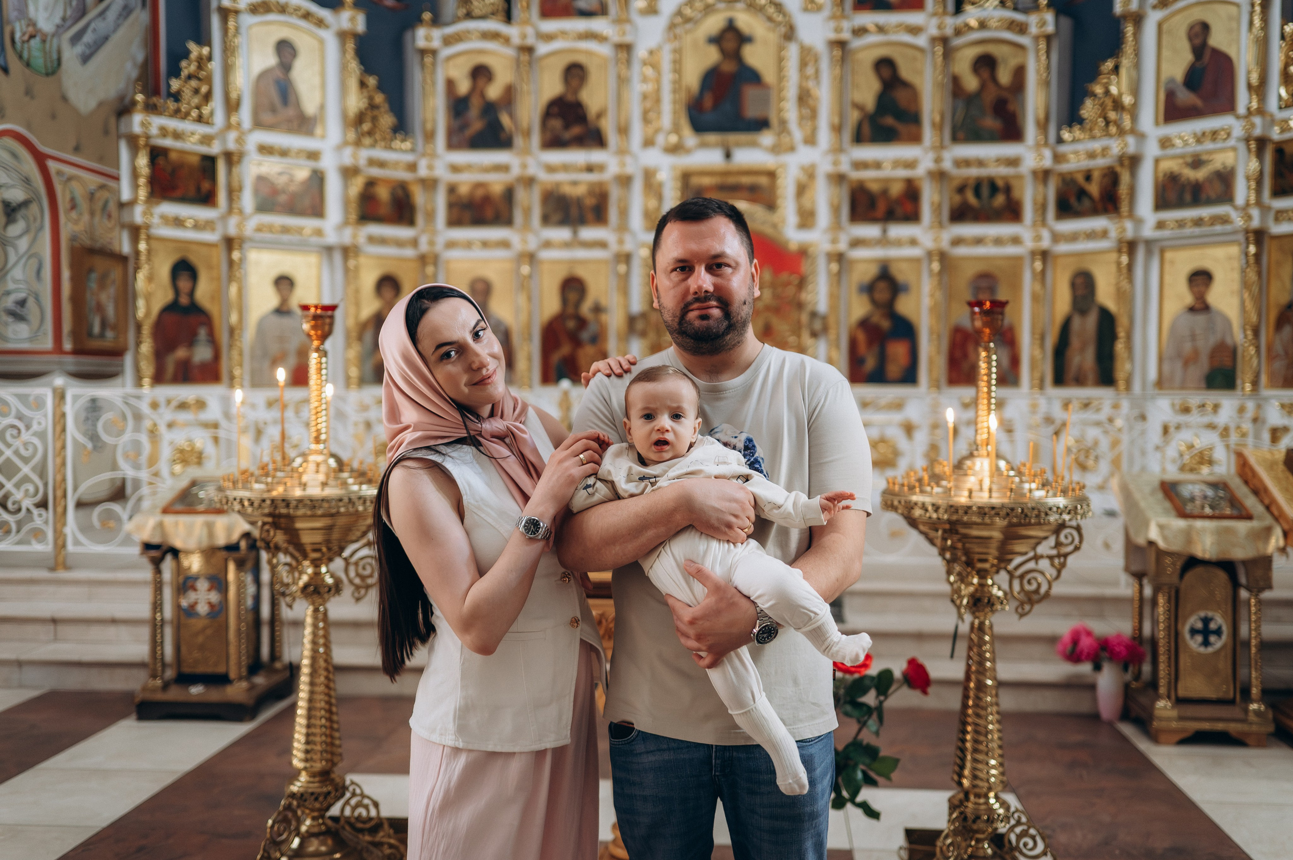 Крещение Марка (Храм Софии Слуцкой). Семейный фотограф в Минске Дарья Дреко
