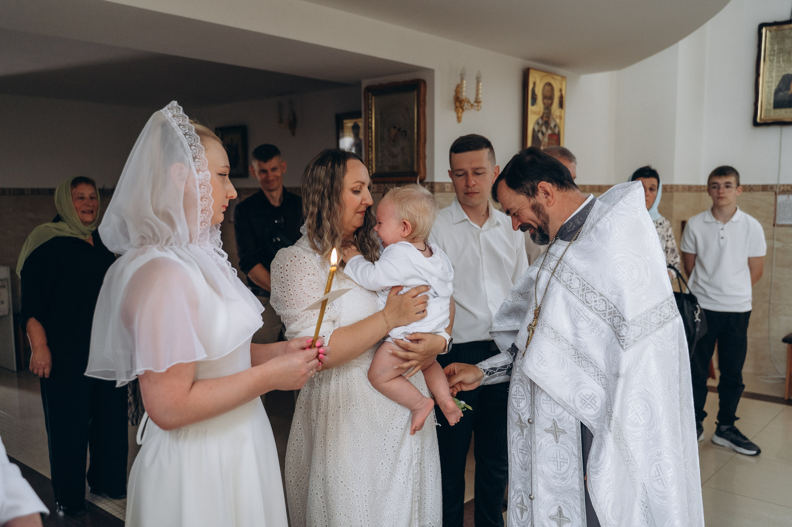 Крещение Станислава (Храм Луки Крымского). Семейный фотограф в Минске Дарья Дреко