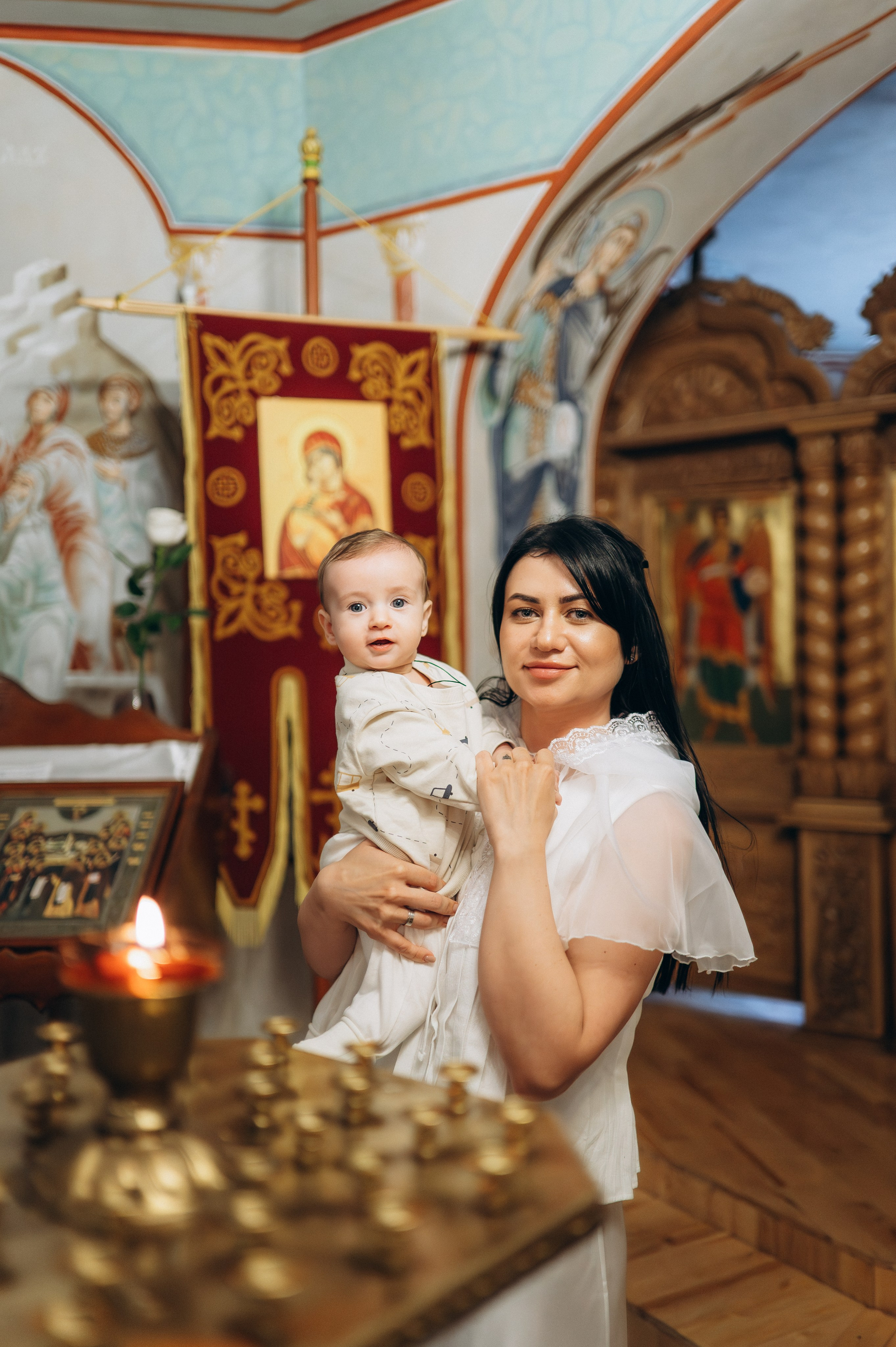 Крещение Марка (Храм Софии Слуцкой). Семейный фотограф в Минске Дарья Дреко