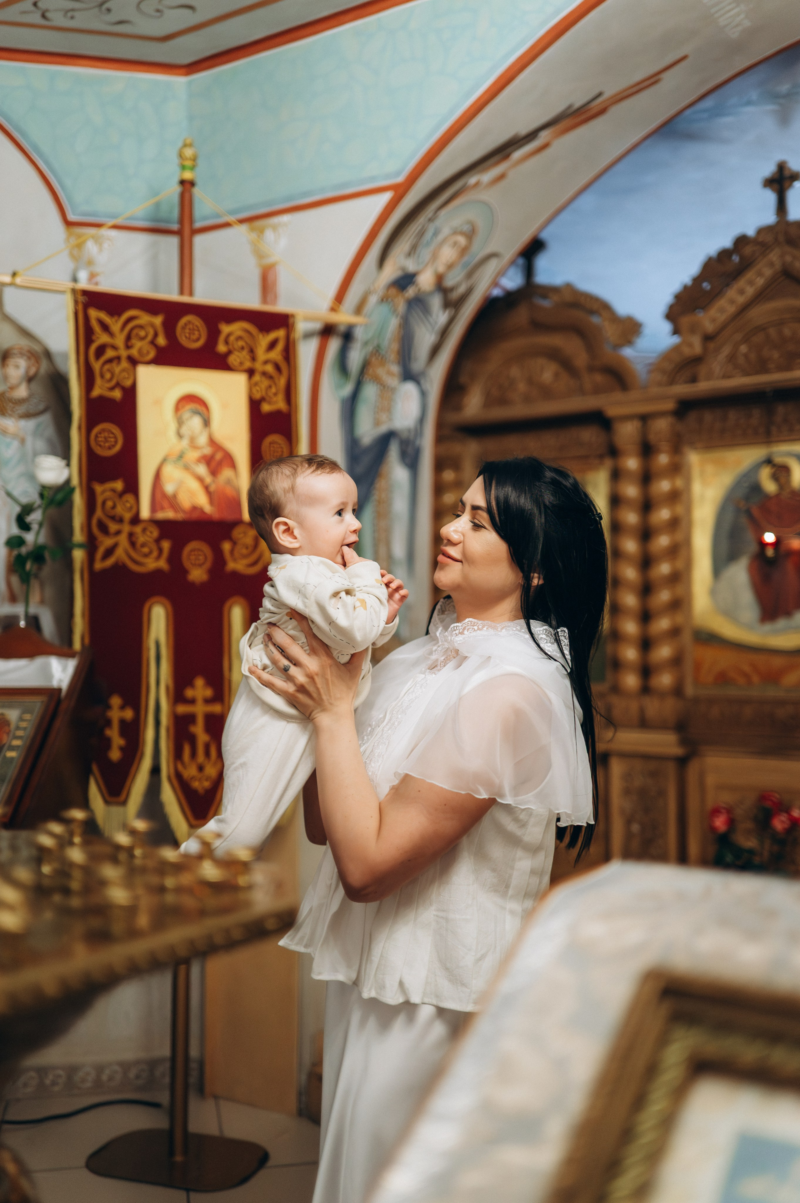 Крещение Марка (Храм Софии Слуцкой). Семейный фотограф в Минске Дарья Дреко