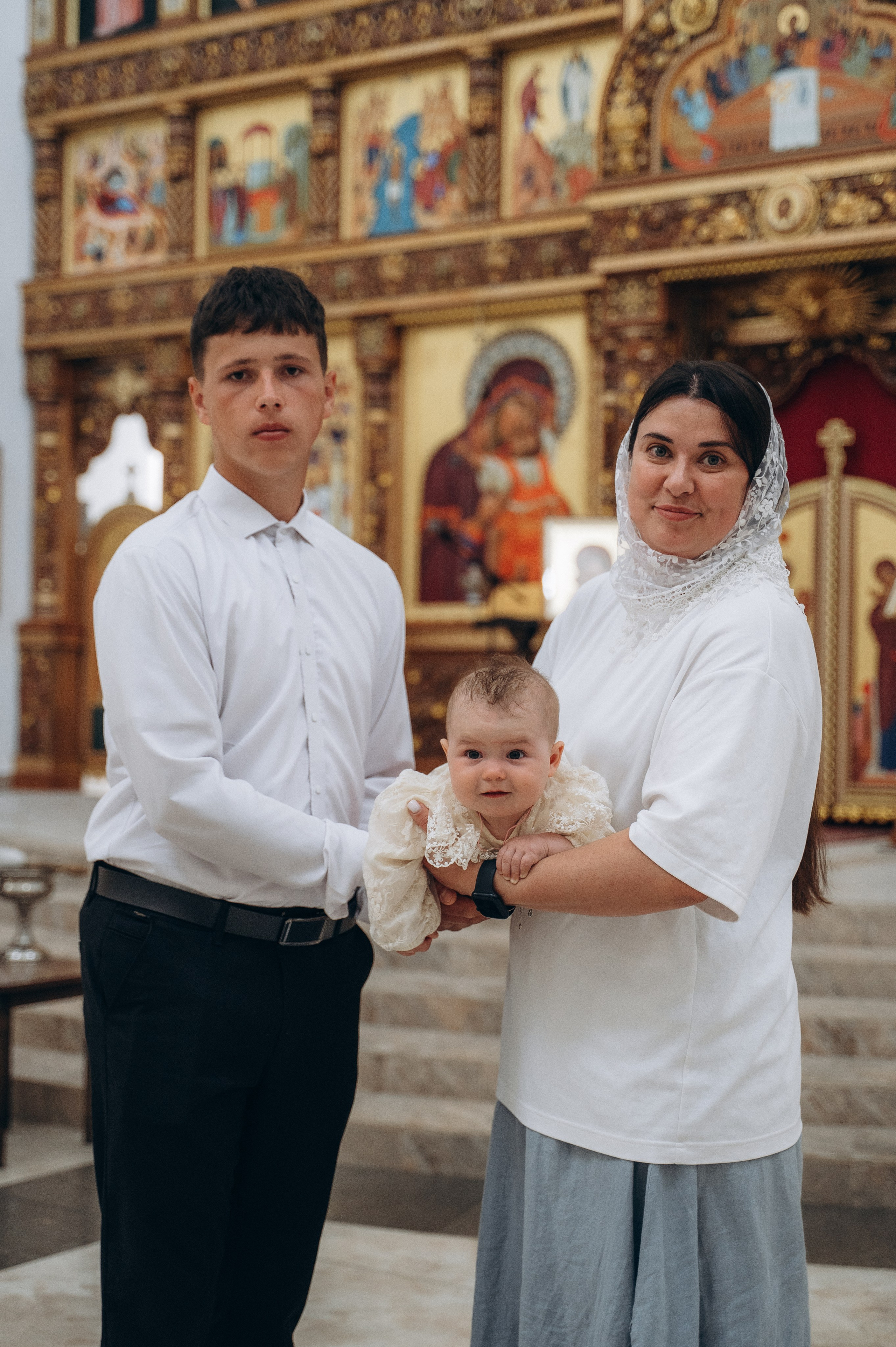 Крещение Верочки (Храм иконы Божией Матери «Всех скорбящих Радость). Семейный фотограф в Минске Дарья Дреко