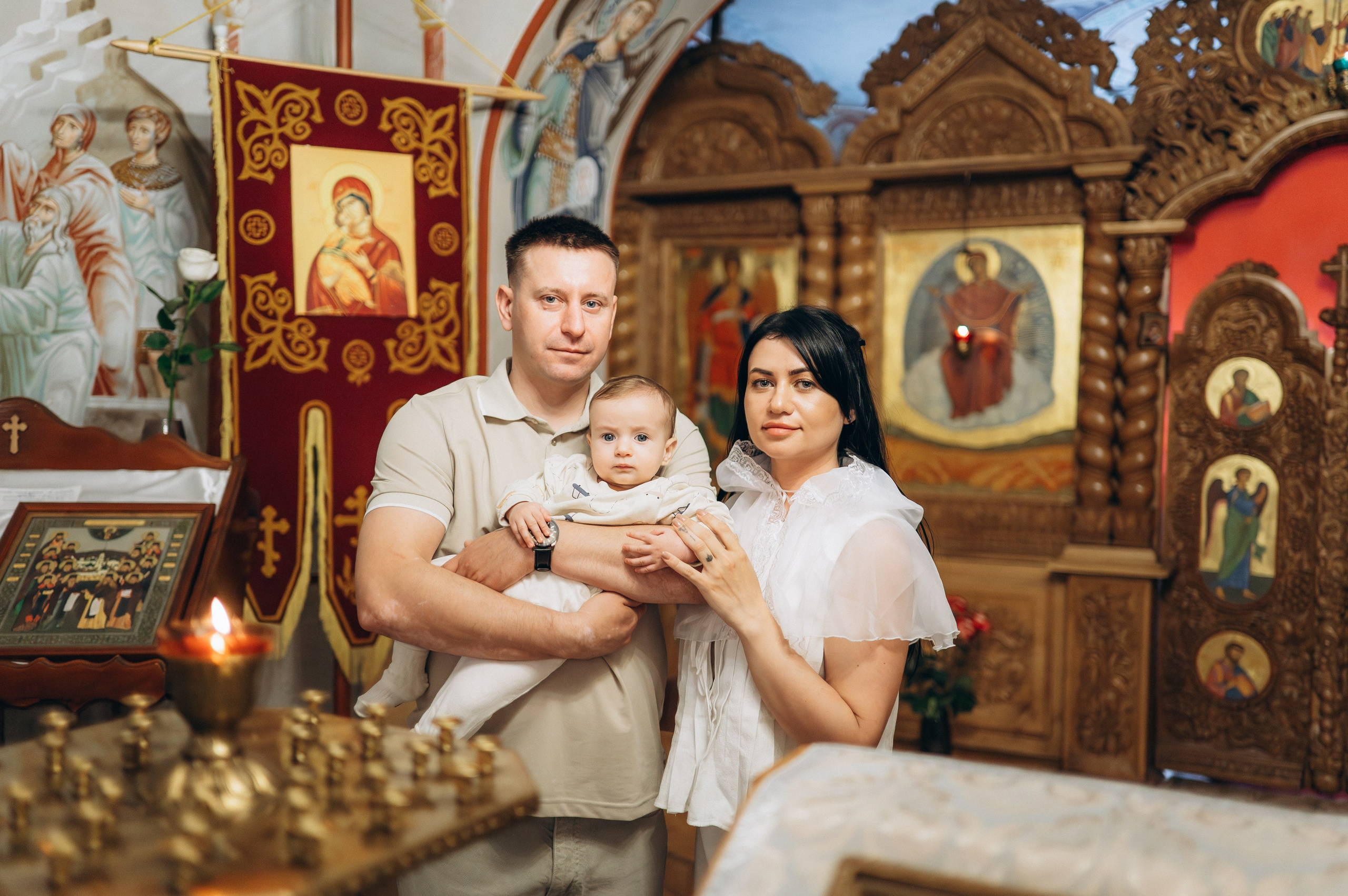 Крещение Марка (Храм Софии Слуцкой). Семейный фотограф в Минске Дарья Дреко