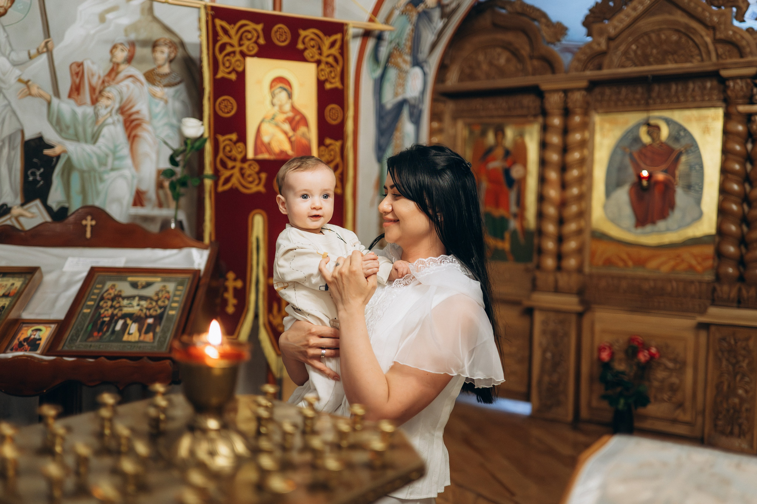 Крещение Марка (Храм Софии Слуцкой). Семейный фотограф в Минске Дарья Дреко