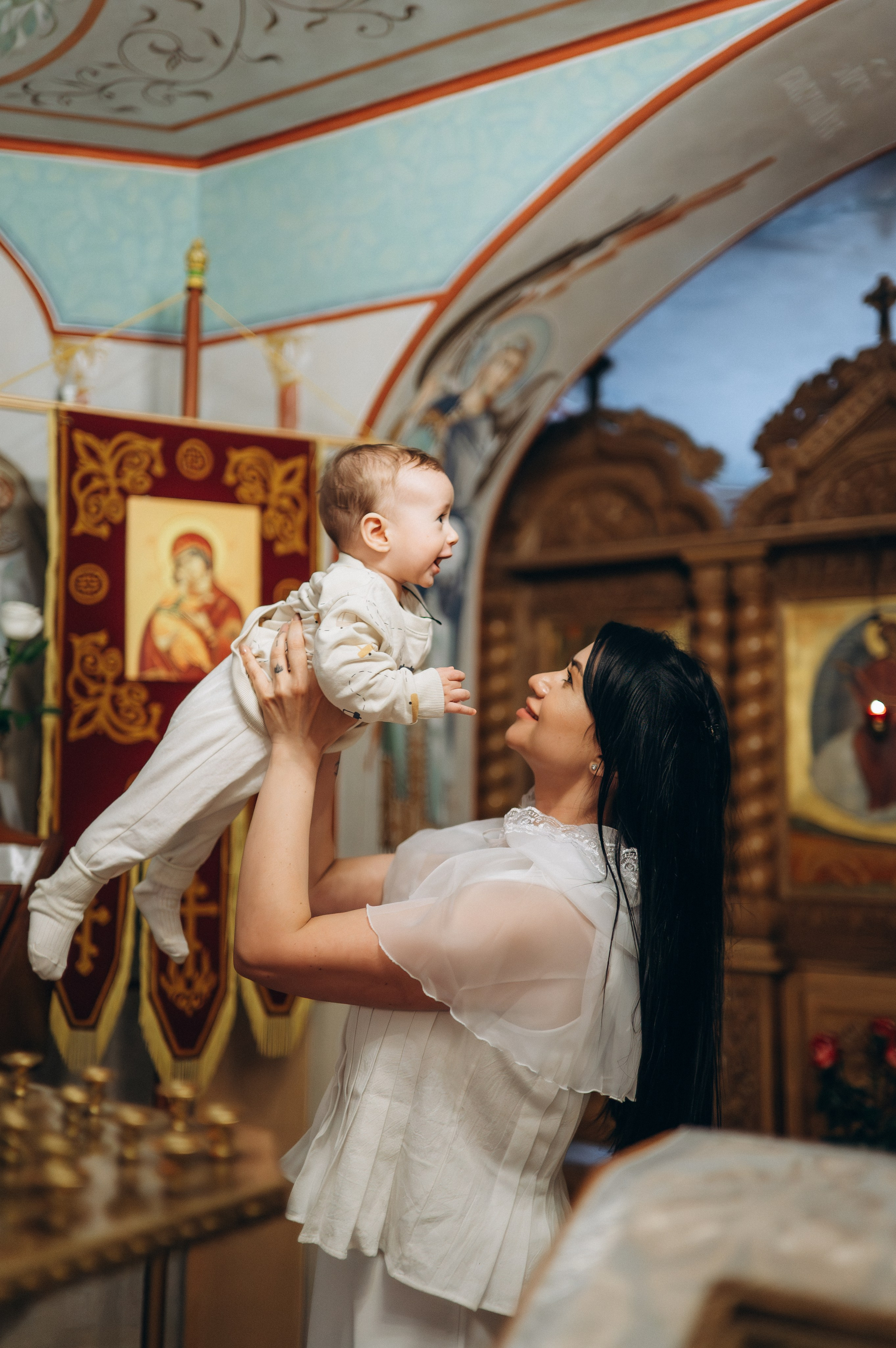Крещение Марка (Храм Софии Слуцкой). Семейный фотограф в Минске Дарья Дреко