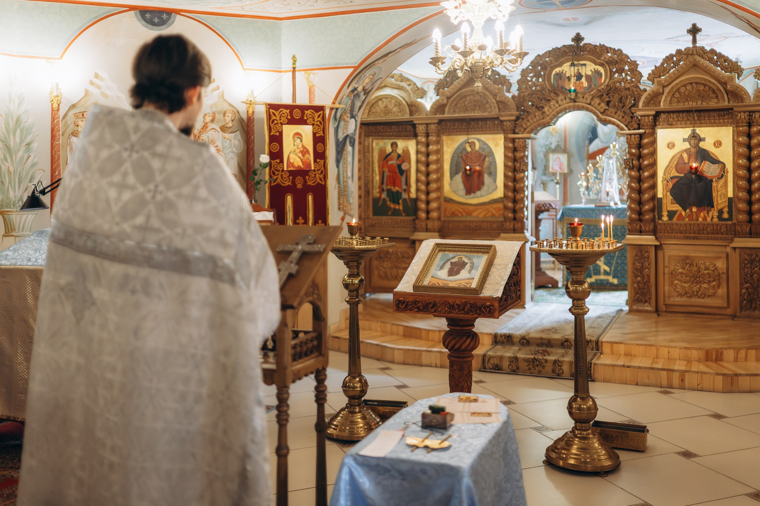 Крещение Марка (Храм Софии Слуцкой). Семейный фотограф в Минске Дарья Дреко