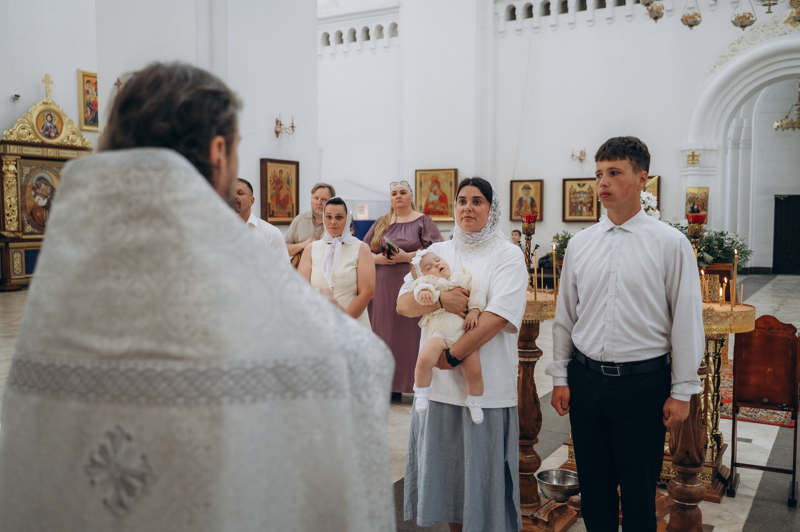 Крещение Верочки (Храм иконы Божией Матери «Всех скорбящих Радость). Семейный фотограф в Минске Дарья Дреко