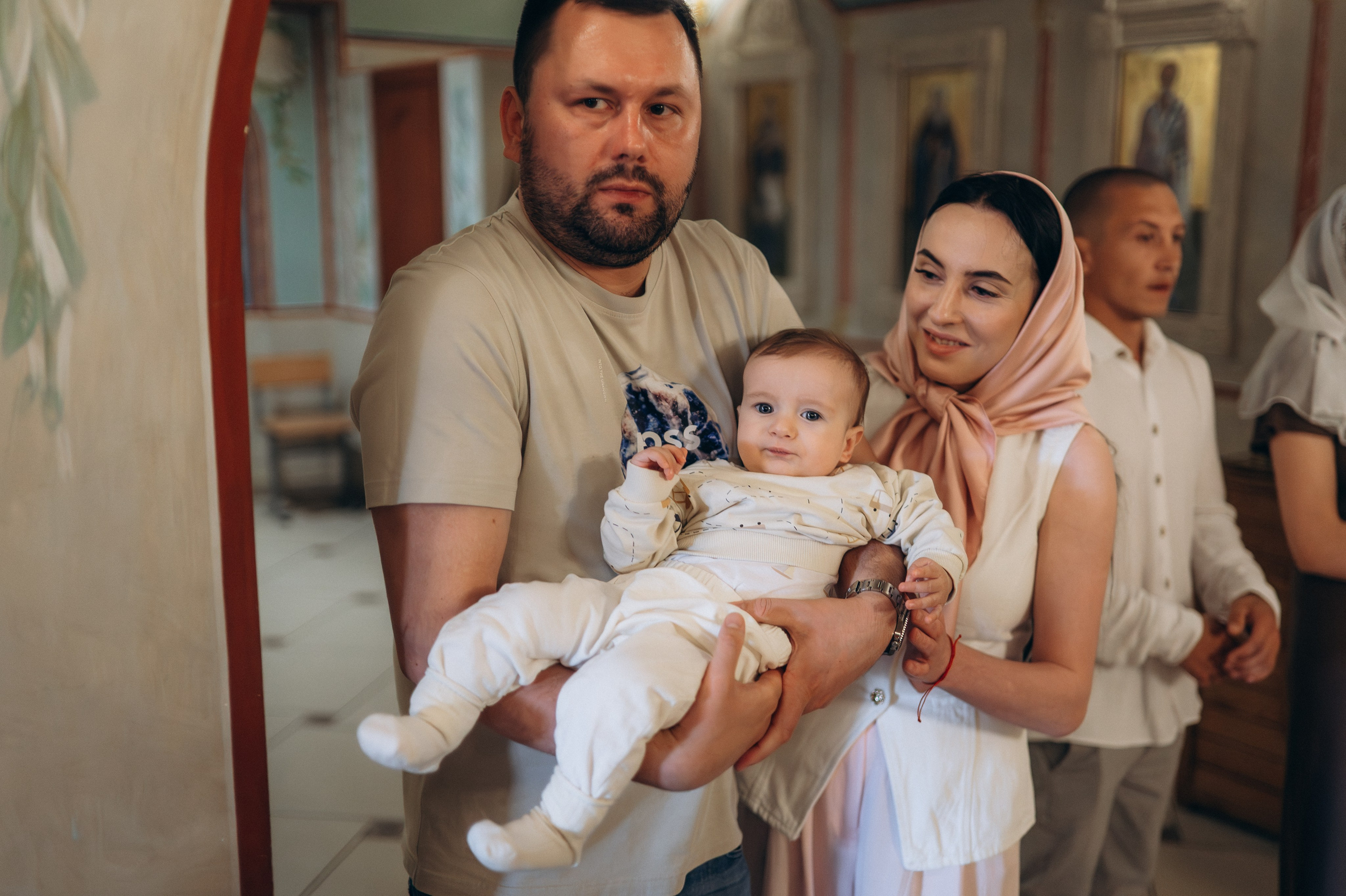 Крещение Марка (Храм Софии Слуцкой). Семейный фотограф в Минске Дарья Дреко