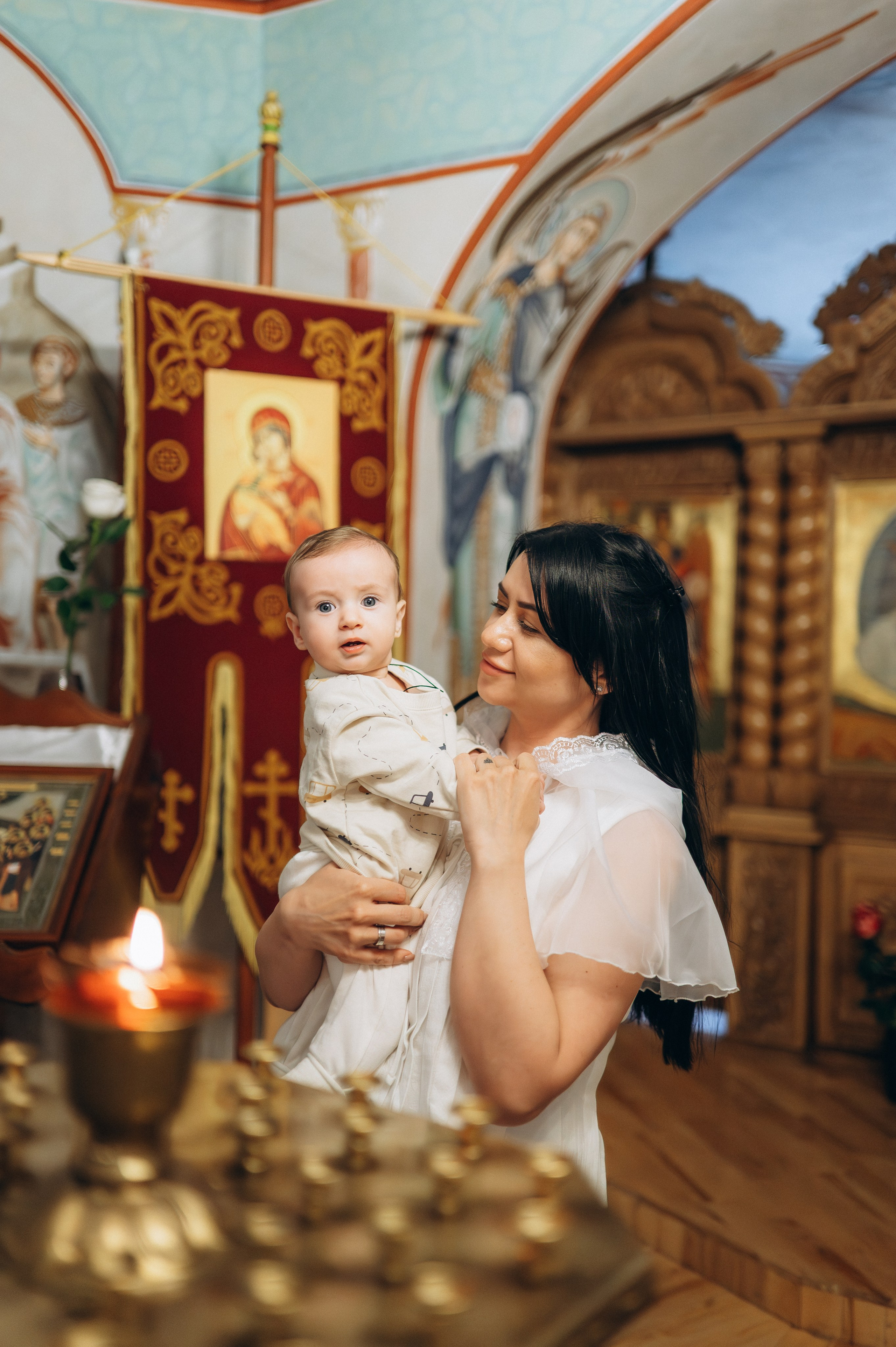 Крещение Марка (Храм Софии Слуцкой). Семейный фотограф в Минске Дарья Дреко