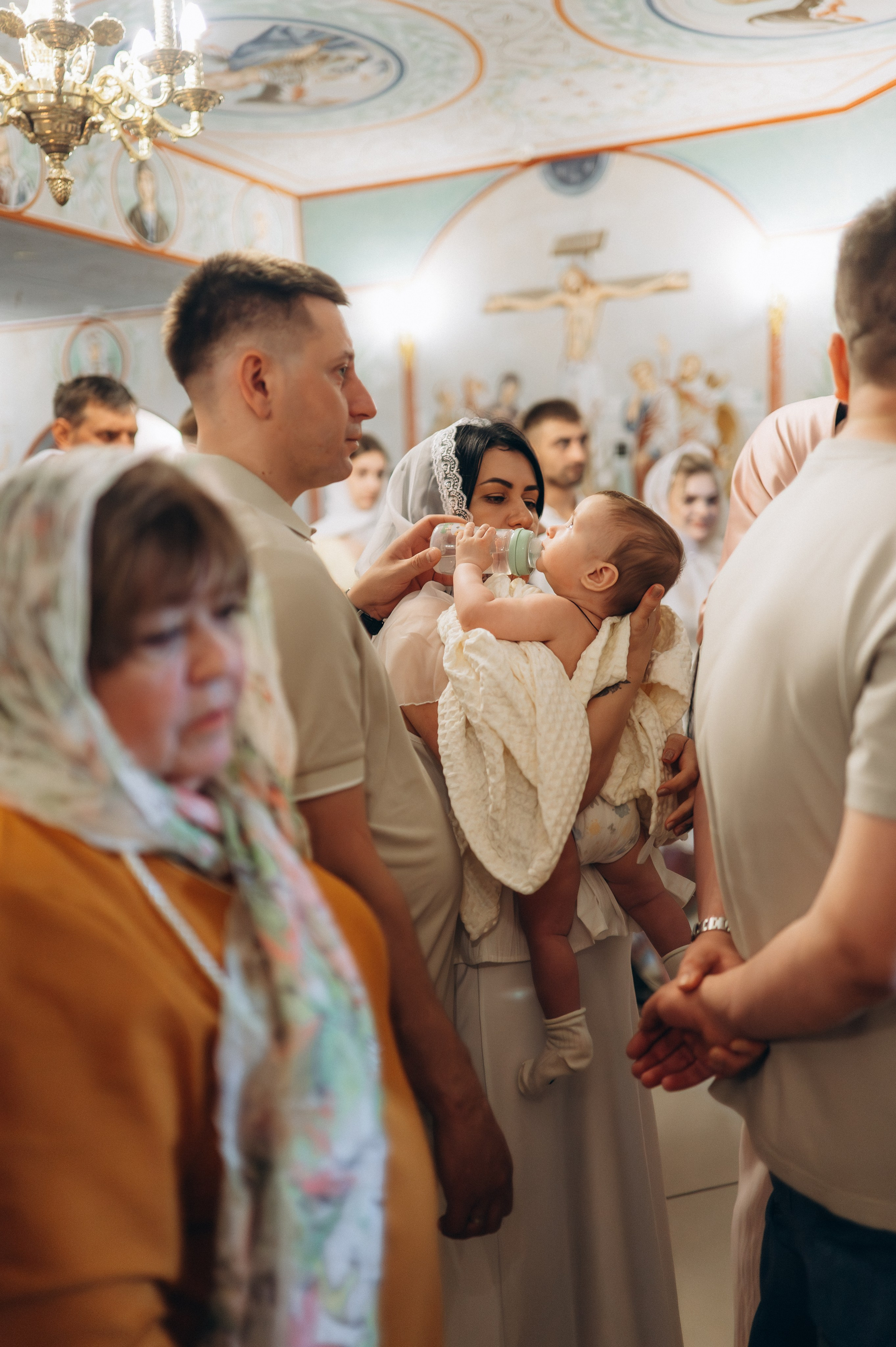 Крещение Марка (Храм Софии Слуцкой). Семейный фотограф в Минске Дарья Дреко