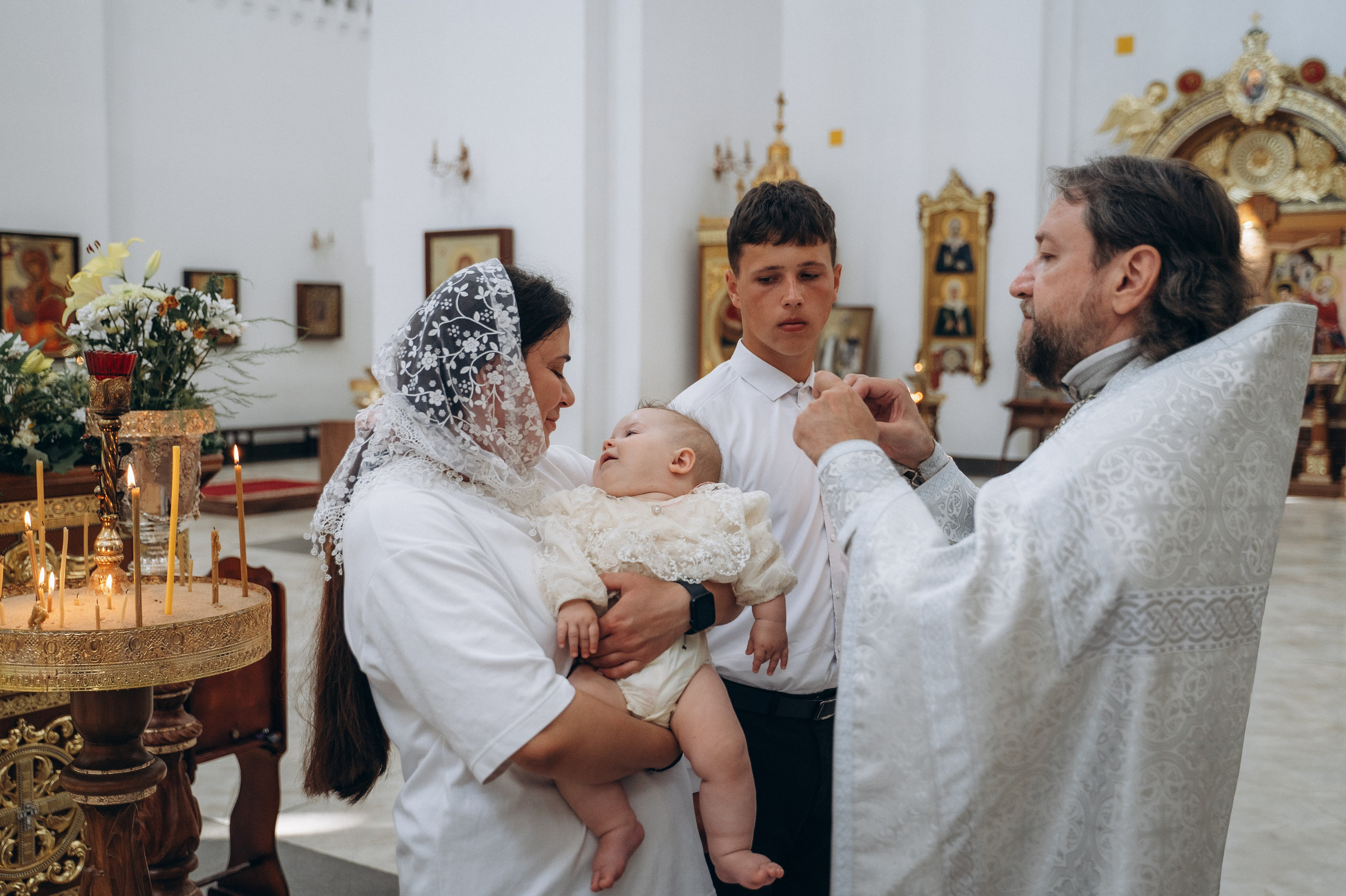 Крещение Верочки (Храм иконы Божией Матери «Всех скорбящих Радость). Семейный фотограф в Минске Дарья Дреко