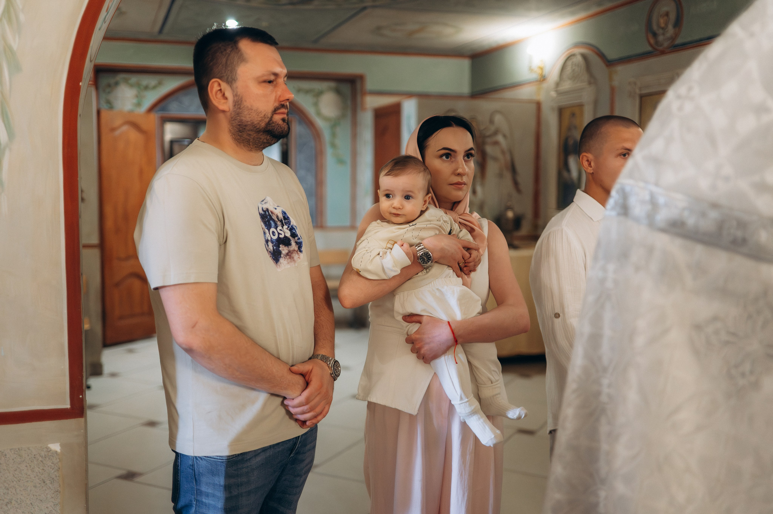 Крещение Марка (Храм Софии Слуцкой). Семейный фотограф в Минске Дарья Дреко