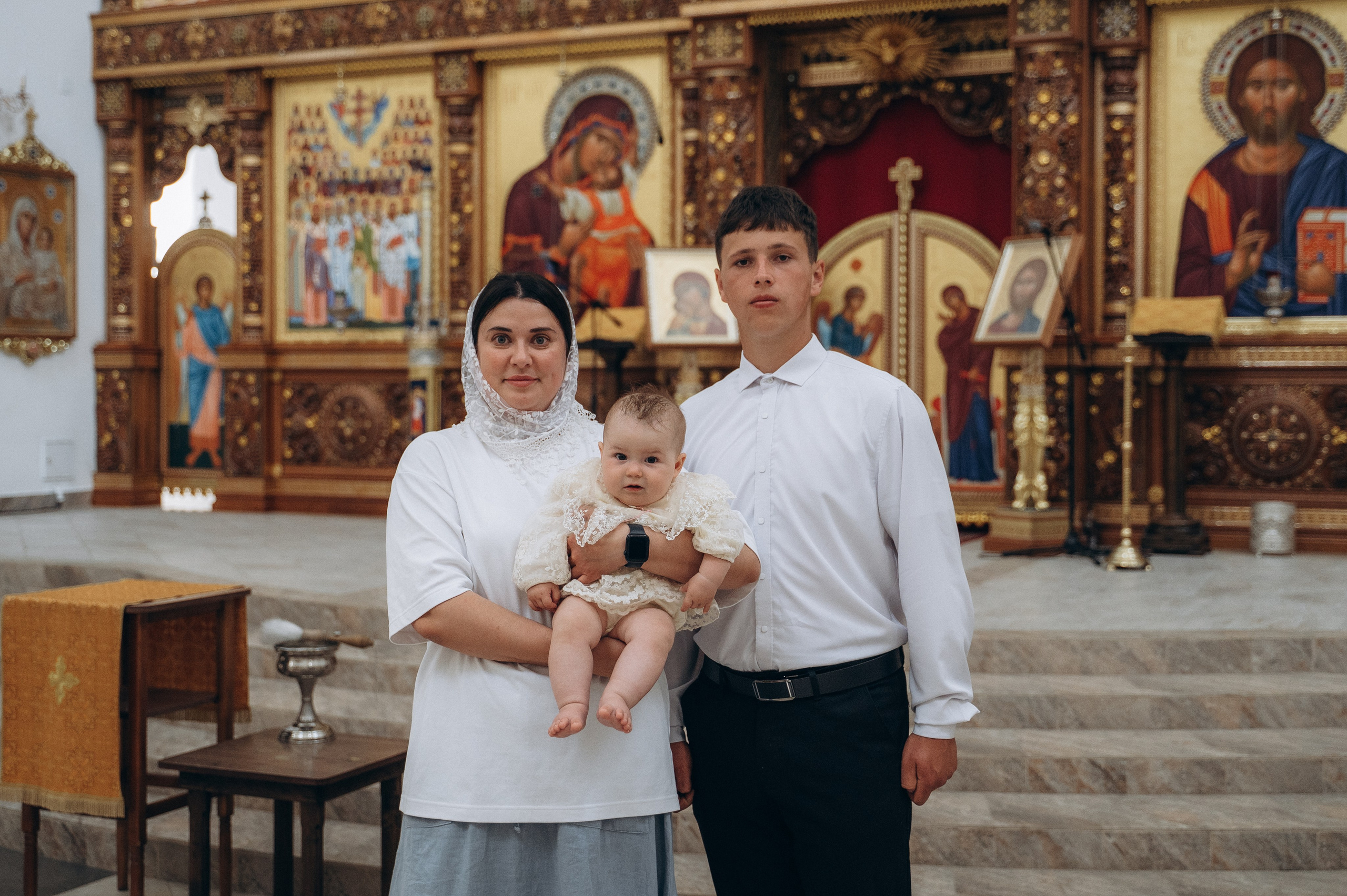 Крещение Верочки (Храм иконы Божией Матери «Всех скорбящих Радость). Семейный фотограф в Минске Дарья Дреко