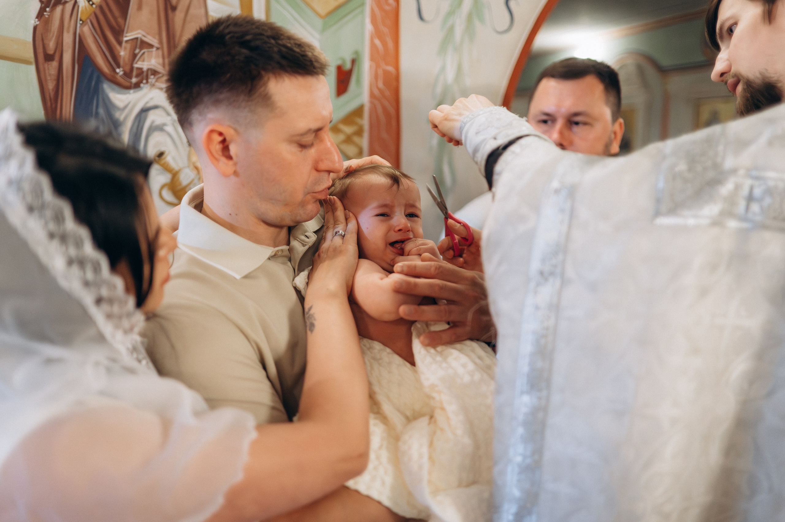 Крещение Марка (Храм Софии Слуцкой). Семейный фотограф в Минске Дарья Дреко