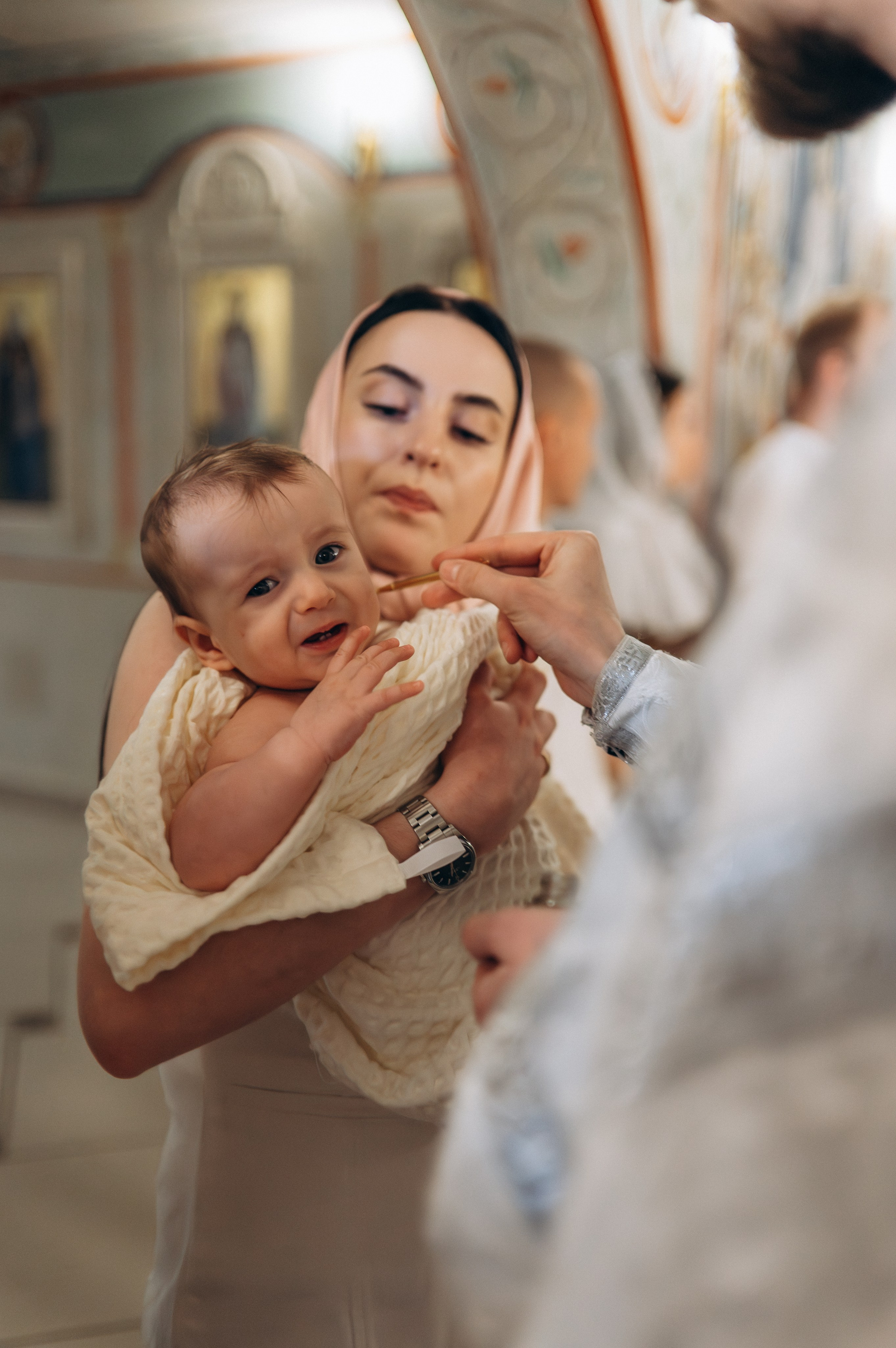 Крещение Марка (Храм Софии Слуцкой). Семейный фотограф в Минске Дарья Дреко