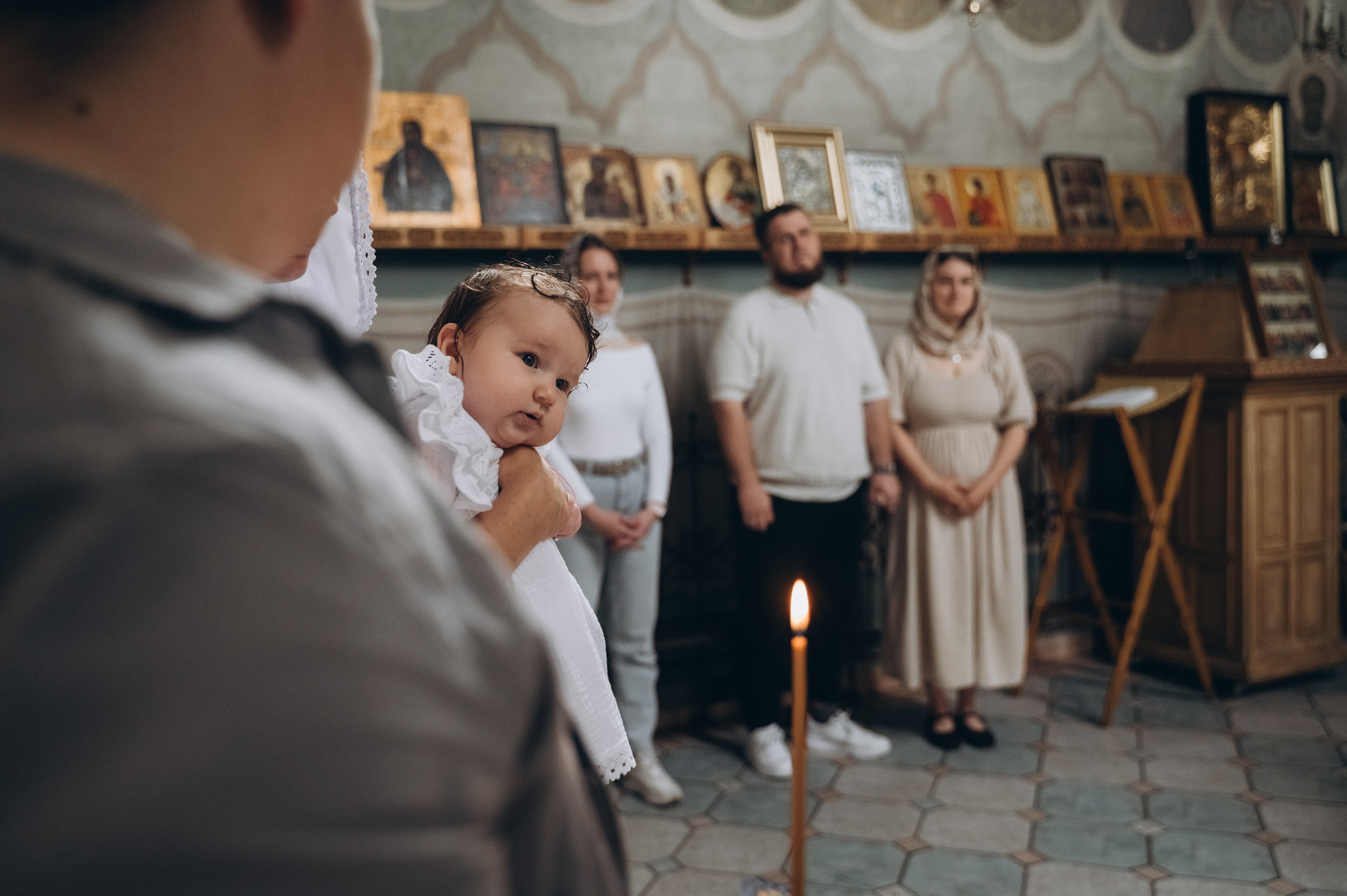 Крещение Вари (Дом Милосердия). Семейный фотограф в Минске Дарья Дреко