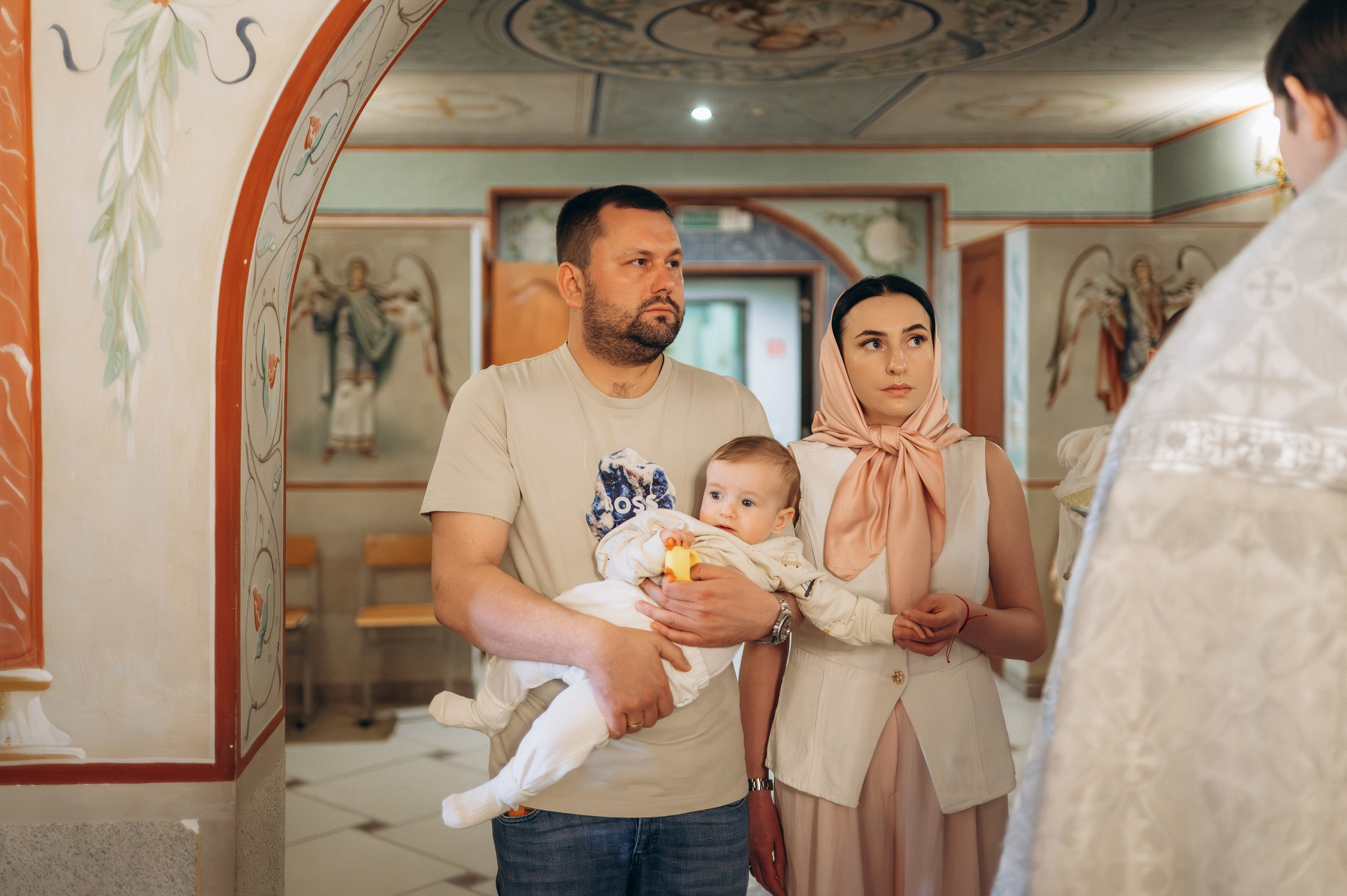 Крещение Марка (Храм Софии Слуцкой). Семейный фотограф в Минске Дарья Дреко