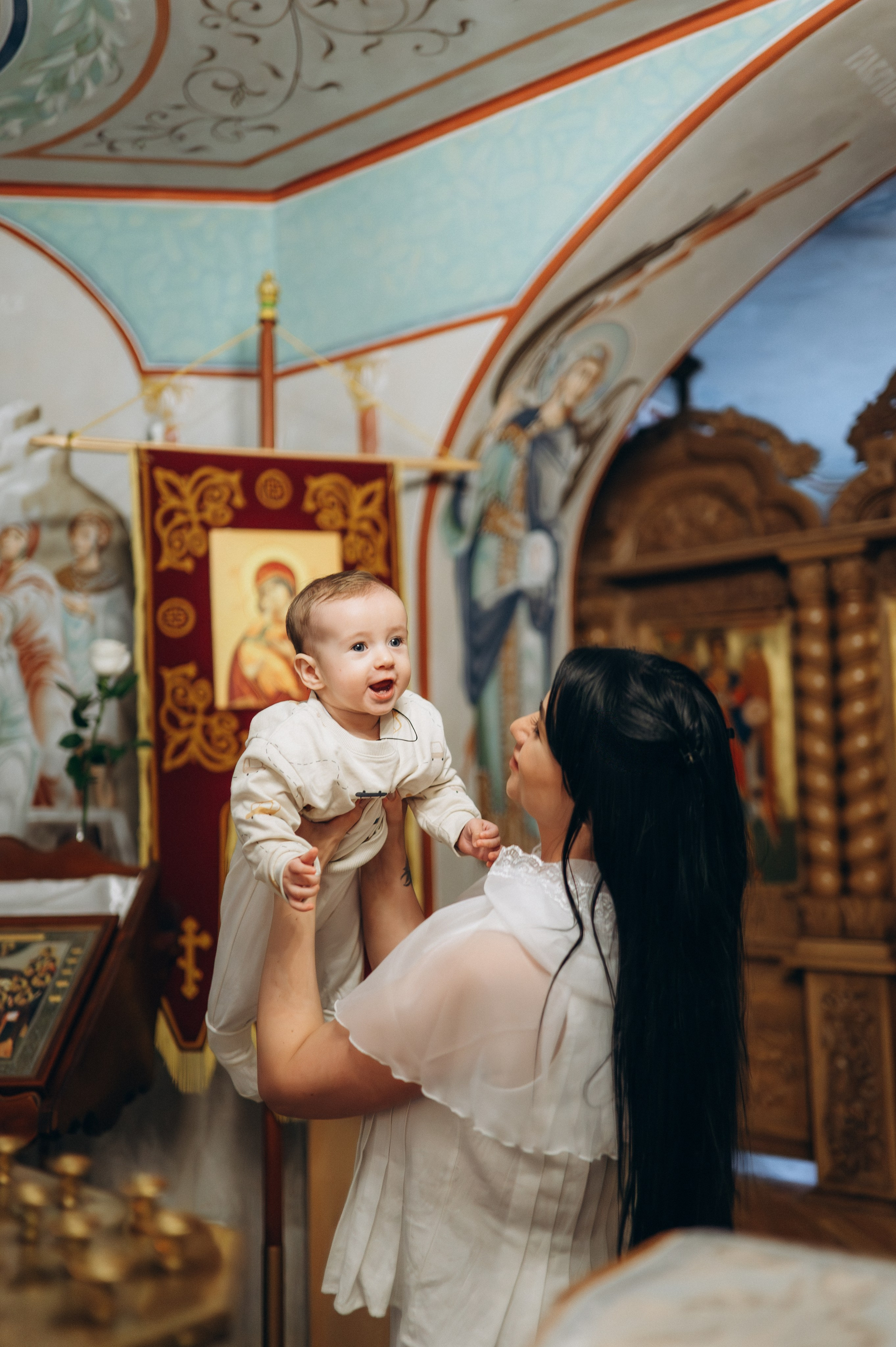 Крещение Марка (Храм Софии Слуцкой). Семейный фотограф в Минске Дарья Дреко