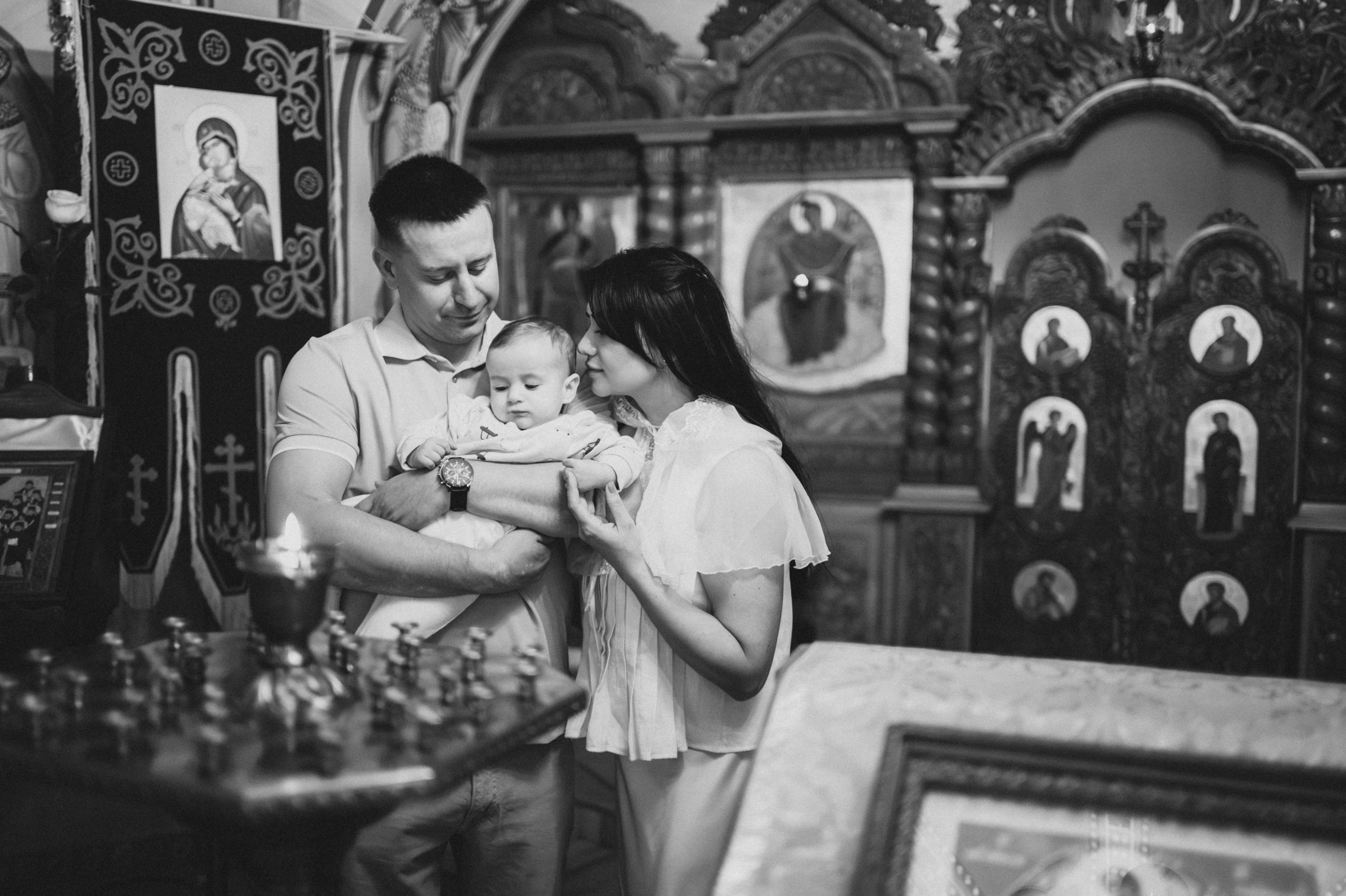 Крещение Марка (Храм Софии Слуцкой). Семейный фотограф в Минске Дарья Дреко