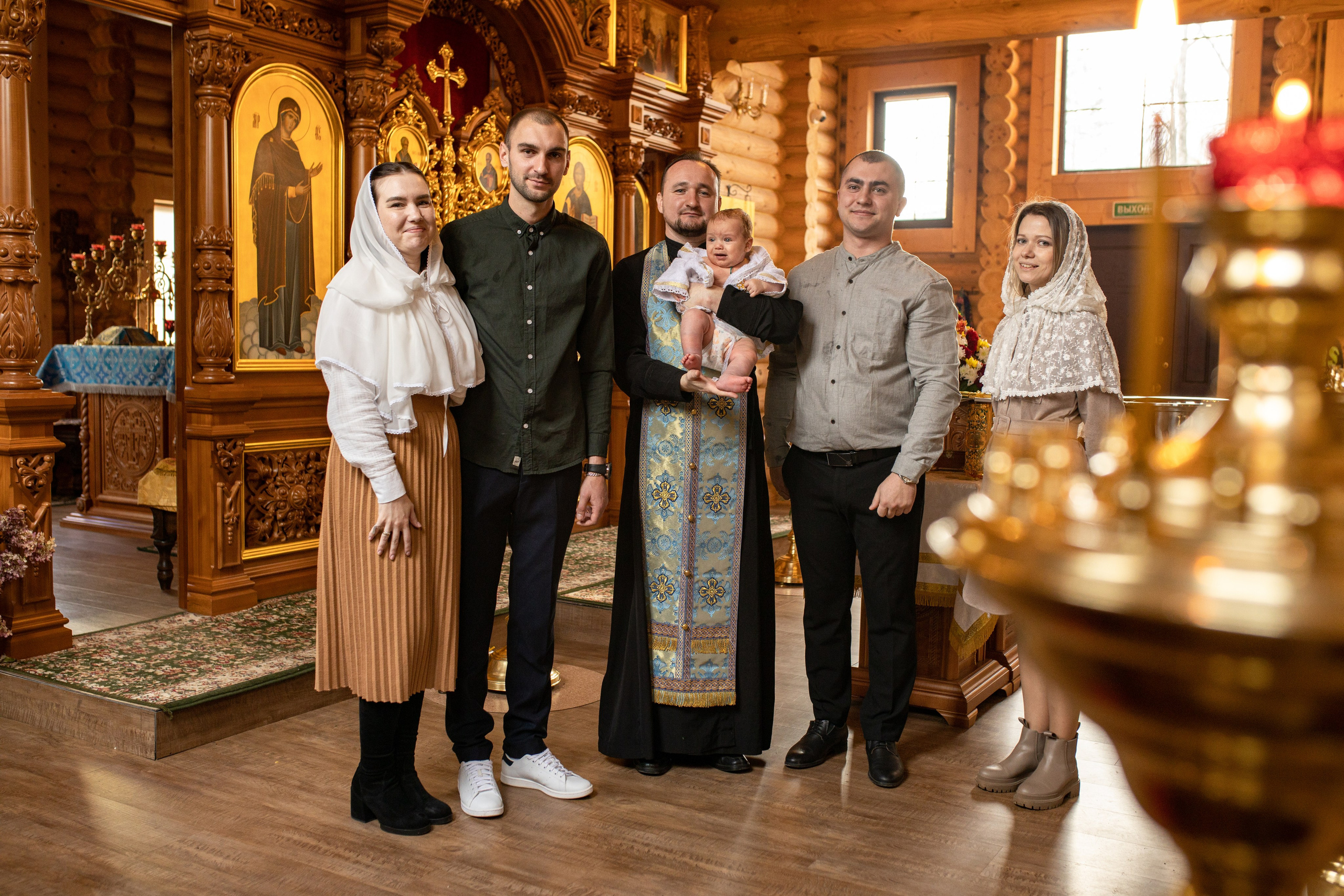 Таинство крещения Марка. Фотограф в Железнодорожном и Балашихе