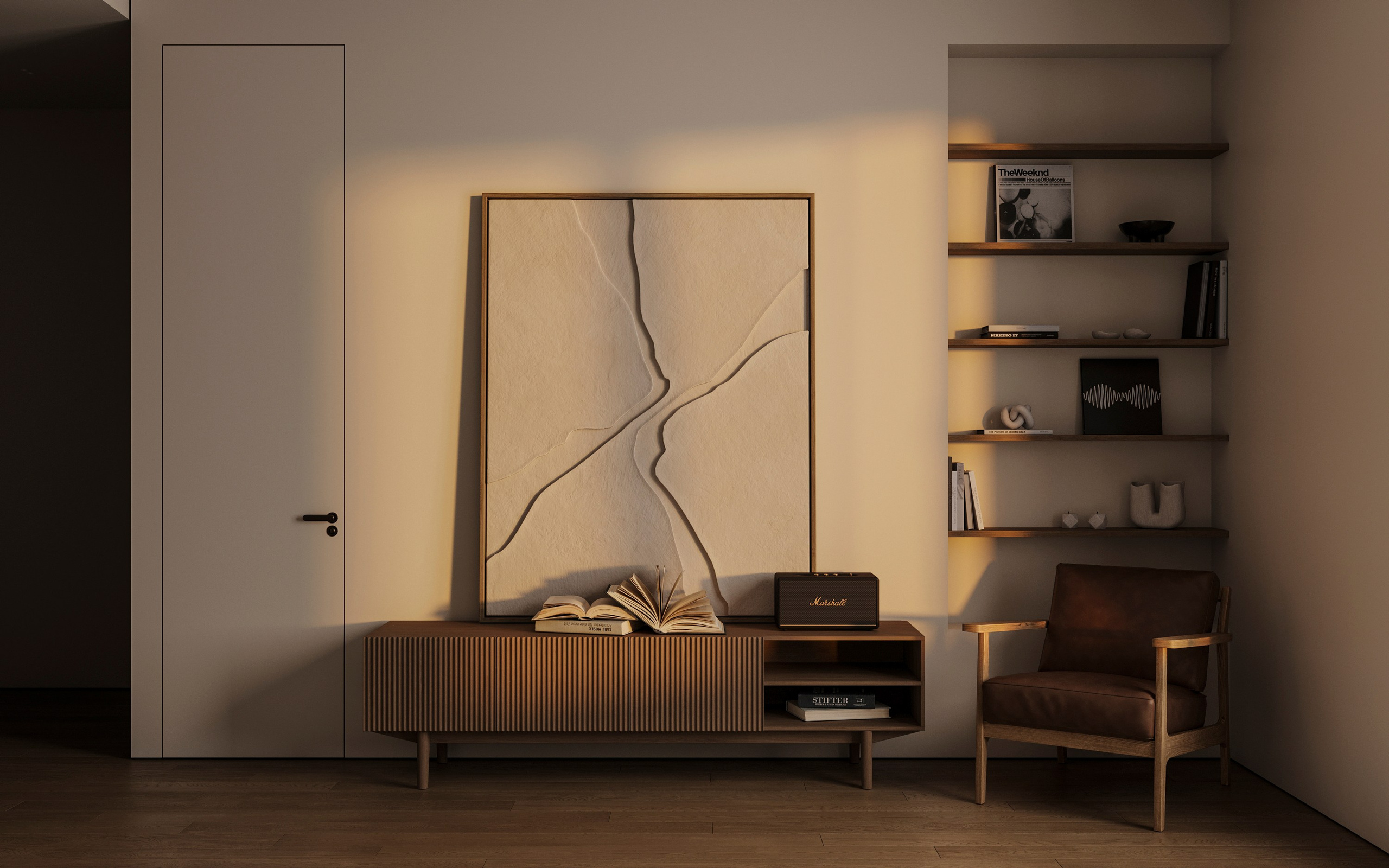 JAPANDI HAVEN | CONCEPTUAL PROJECT. Interior Visualization by Valerie Stetyukevich