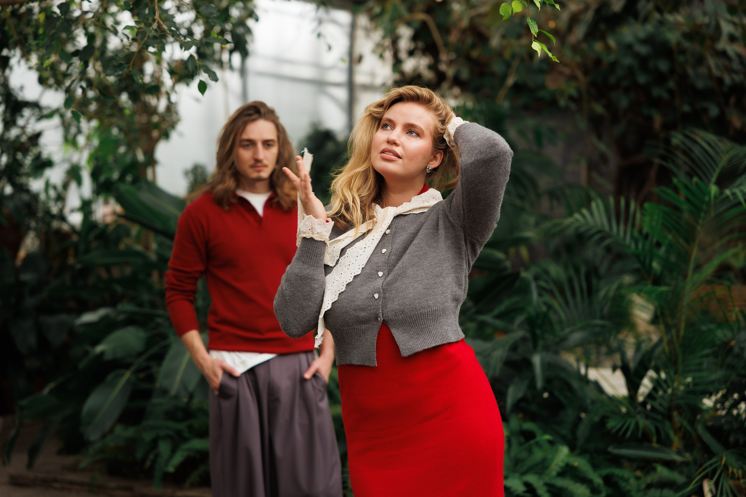 Предложение в оранжерее. Свадебный и семейный фотограф в Москве Красинская Мария