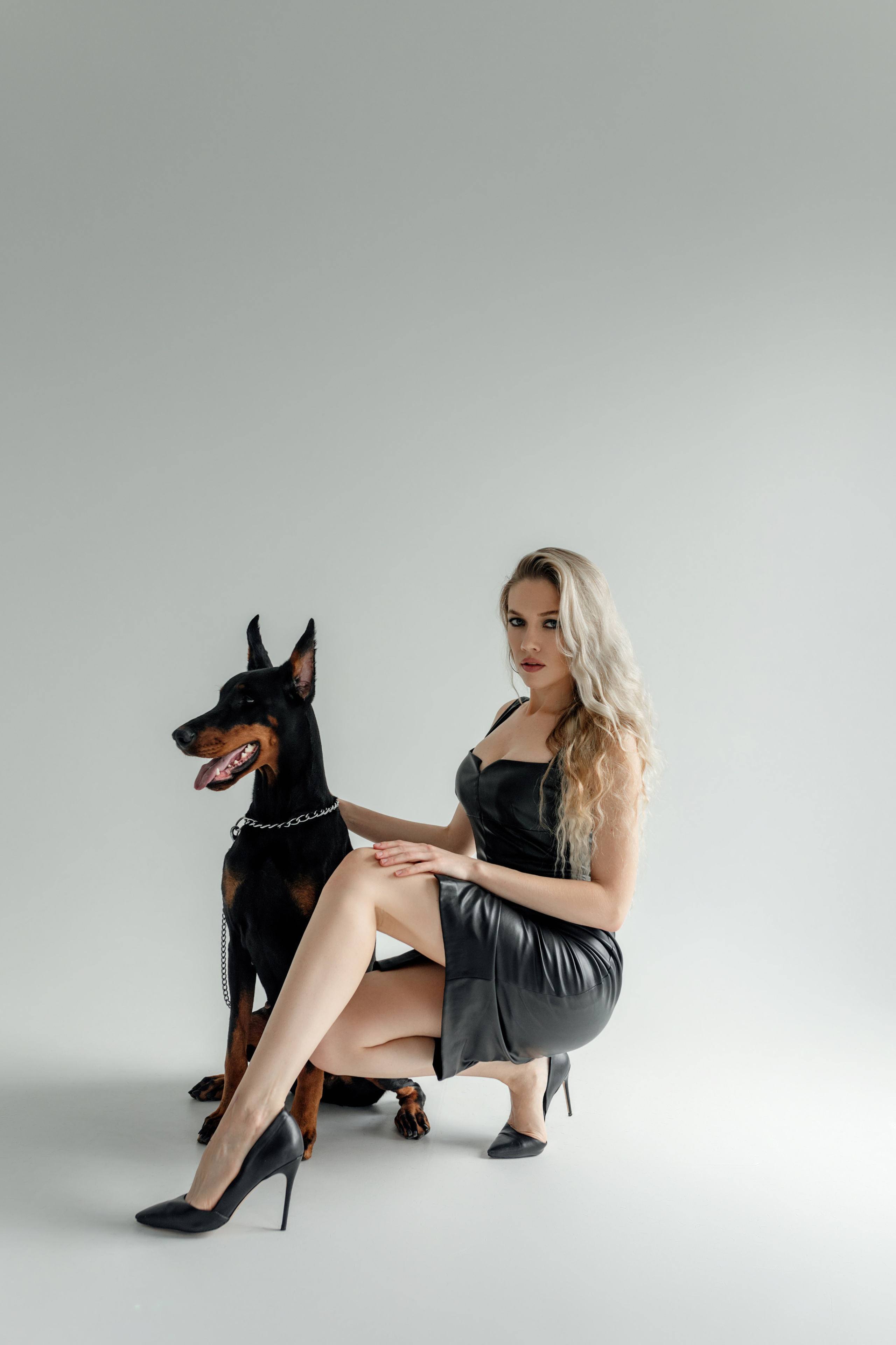 Валя и доберман. Семейный и женский фотограф в Ростове-на-Дону Екатерина Фитисова