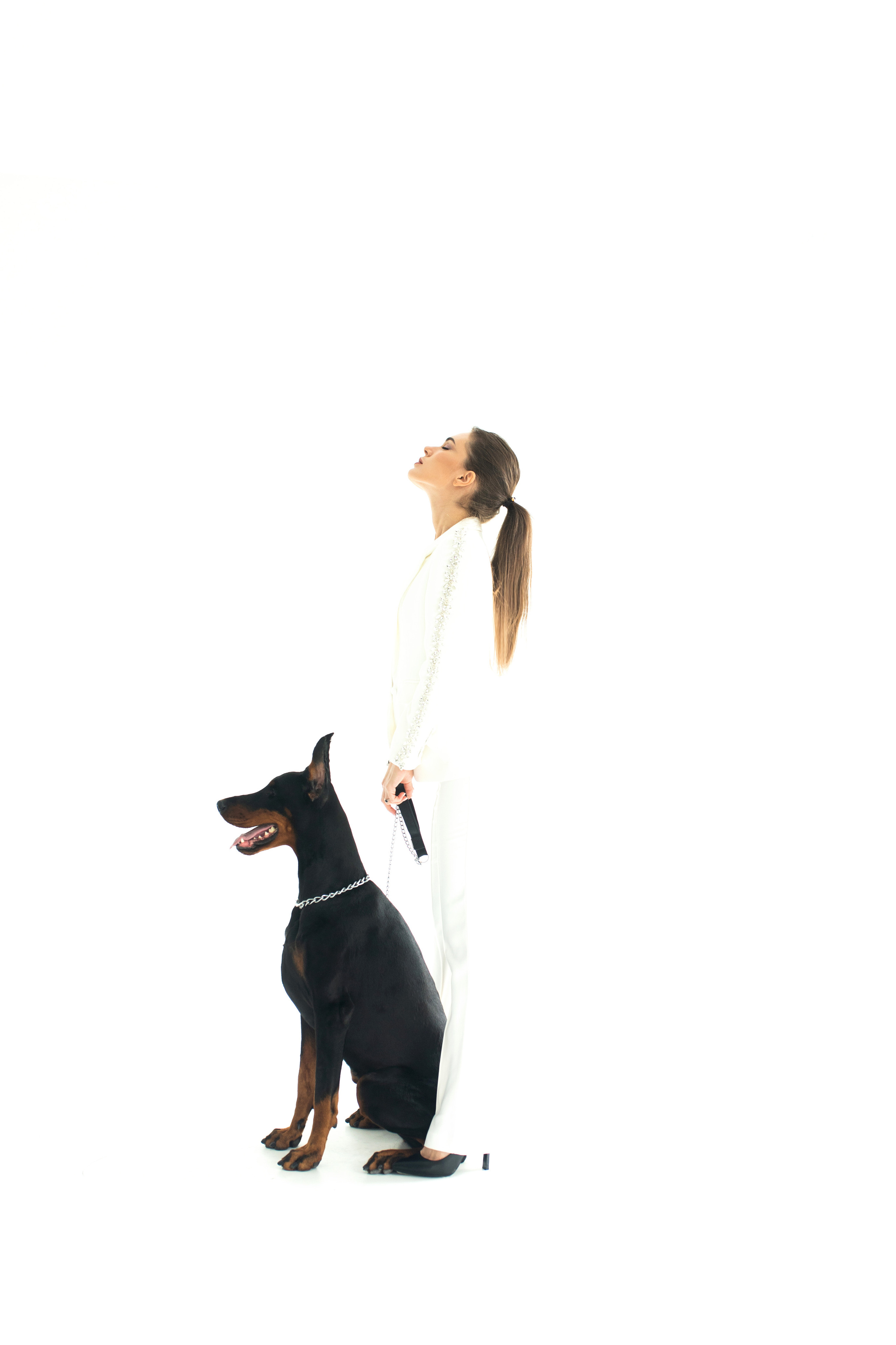 Наталья и доберман. Семейный и женский фотограф в Ростове-на-Дону Екатерина Фитисова