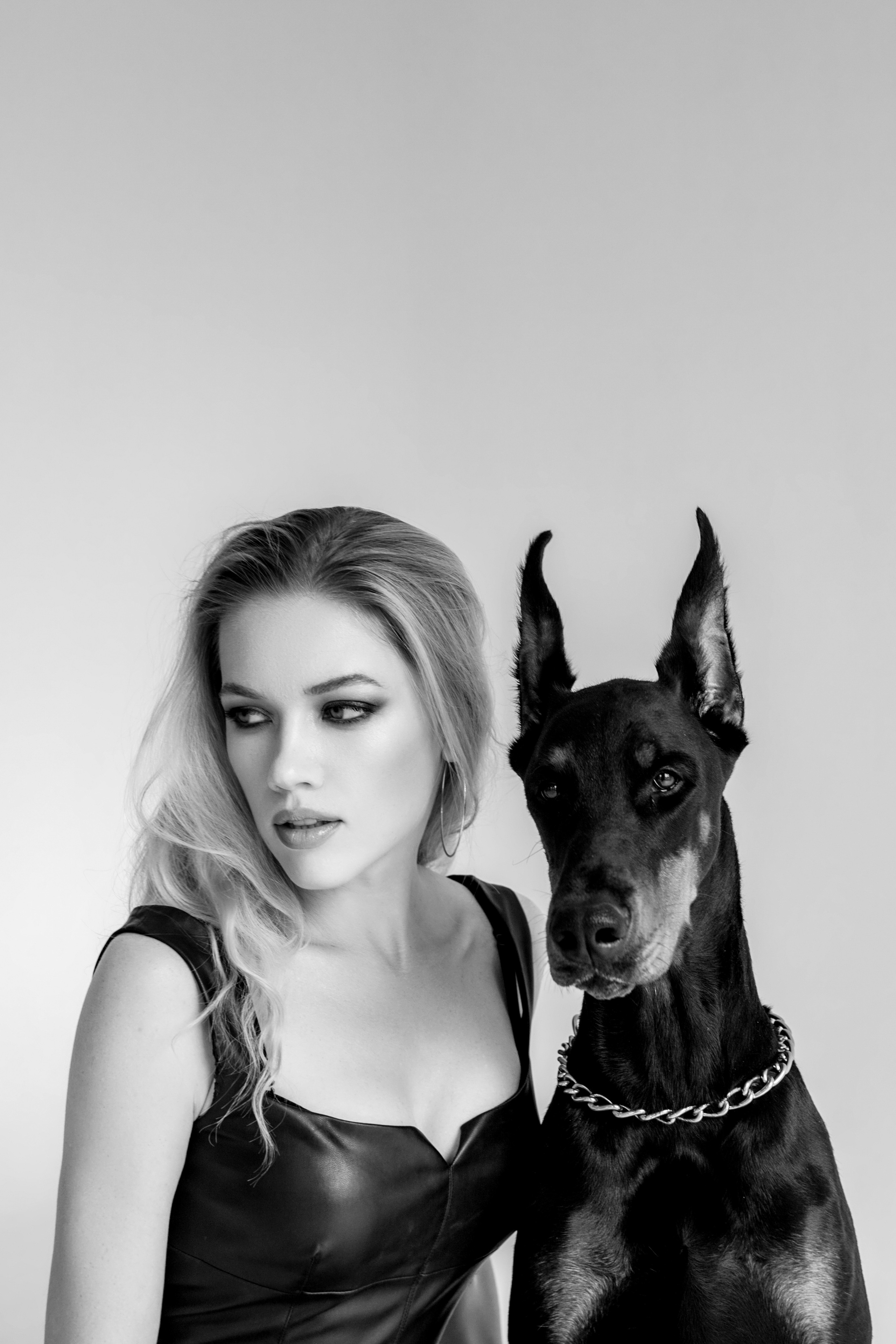 Валя и доберман. Семейный и женский фотограф в Ростове-на-Дону Екатерина Фитисова