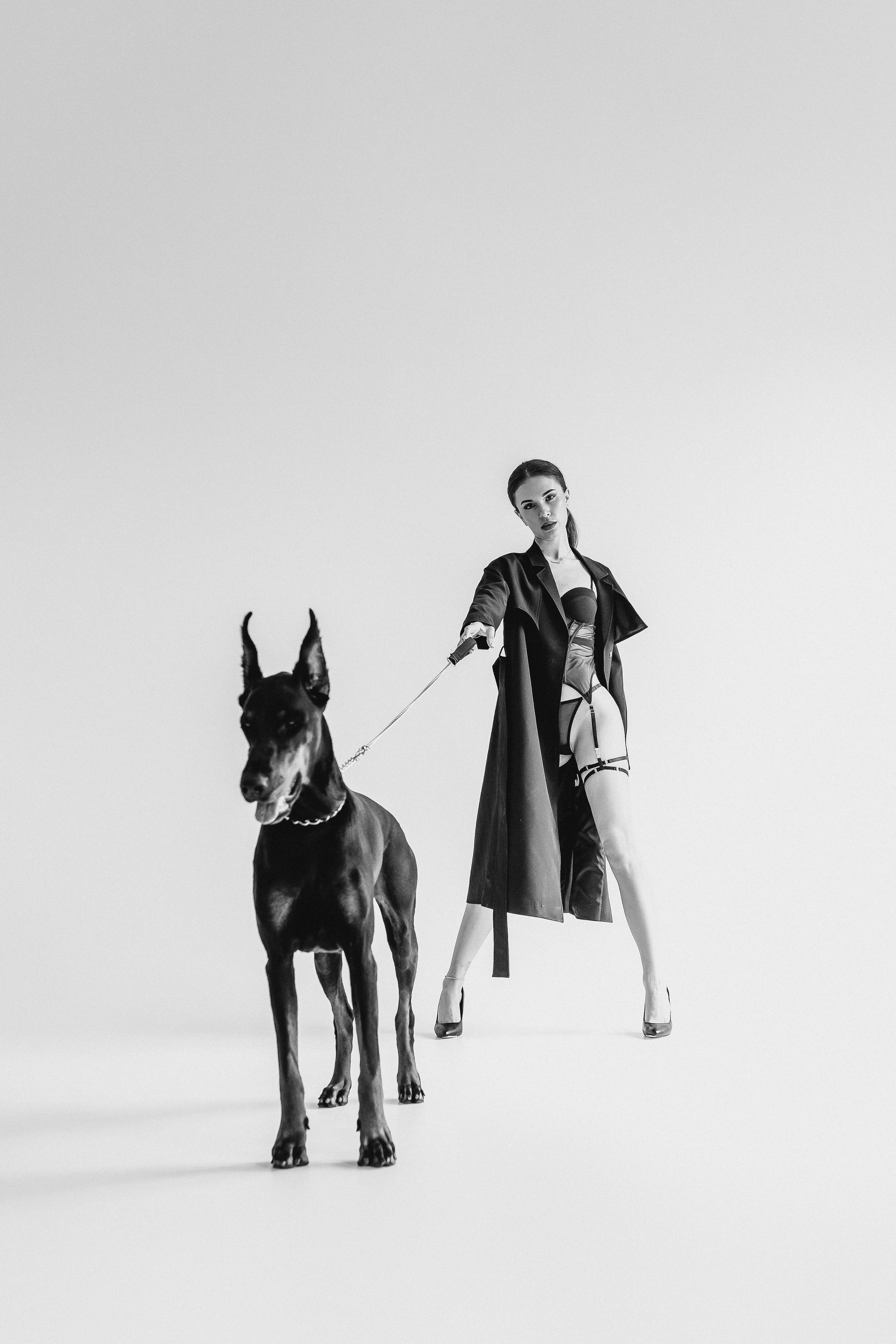 Наталья и доберман. Семейный и женский фотограф в Ростове-на-Дону Екатерина Фитисова