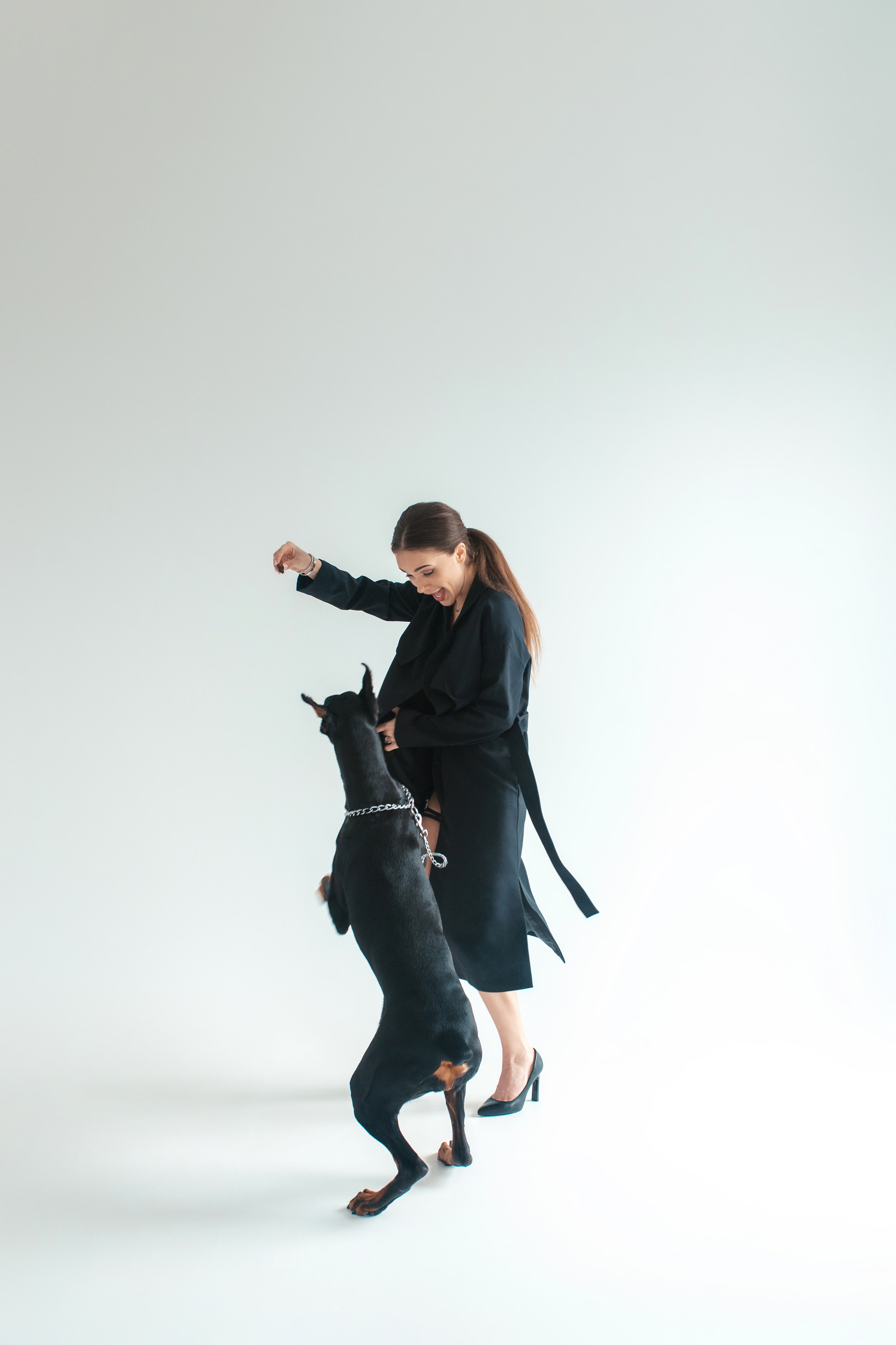 Наталья и доберман. Семейный и женский фотограф в Ростове-на-Дону Екатерина Фитисова